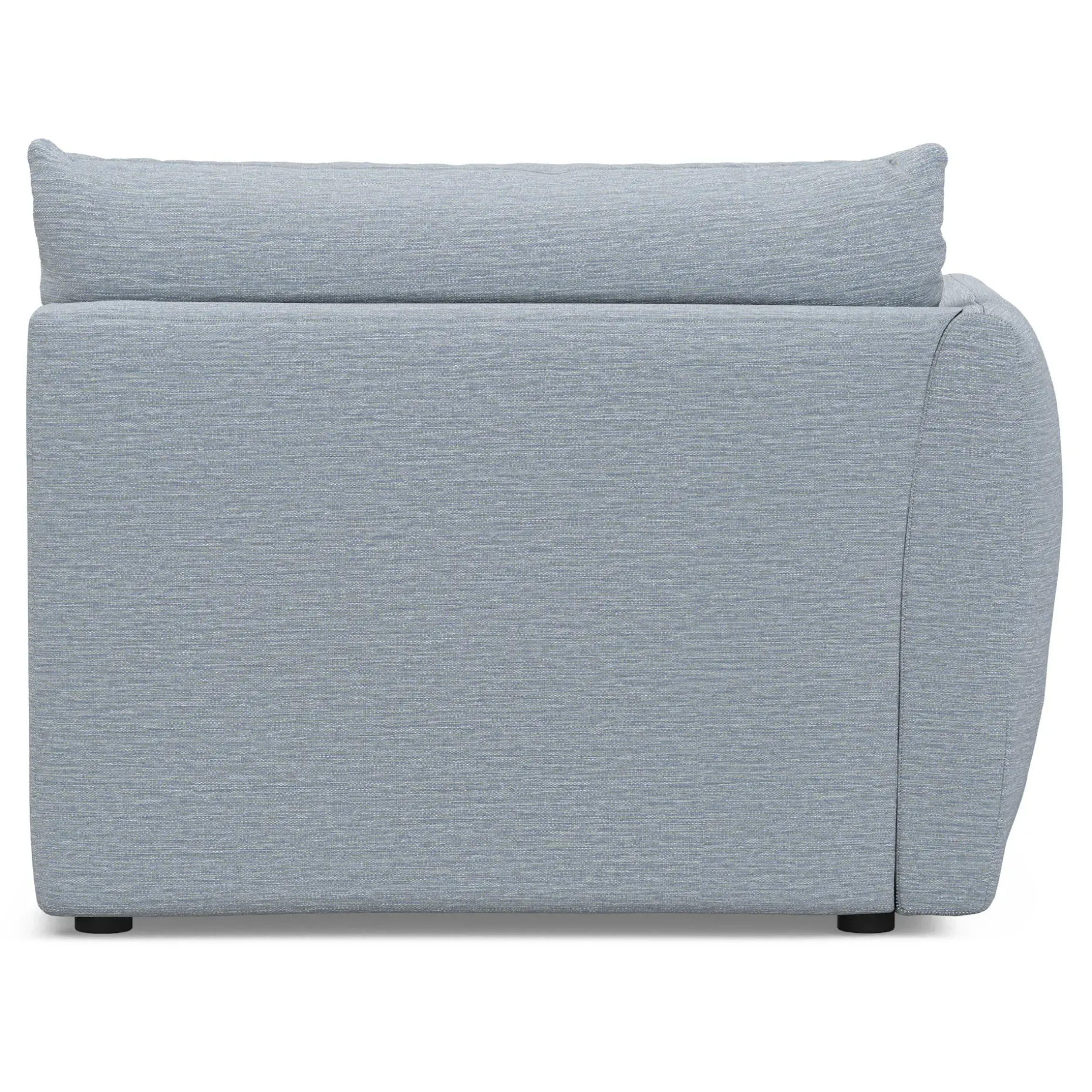 Leigh 46" Left Arm Module - Silver Light Blue