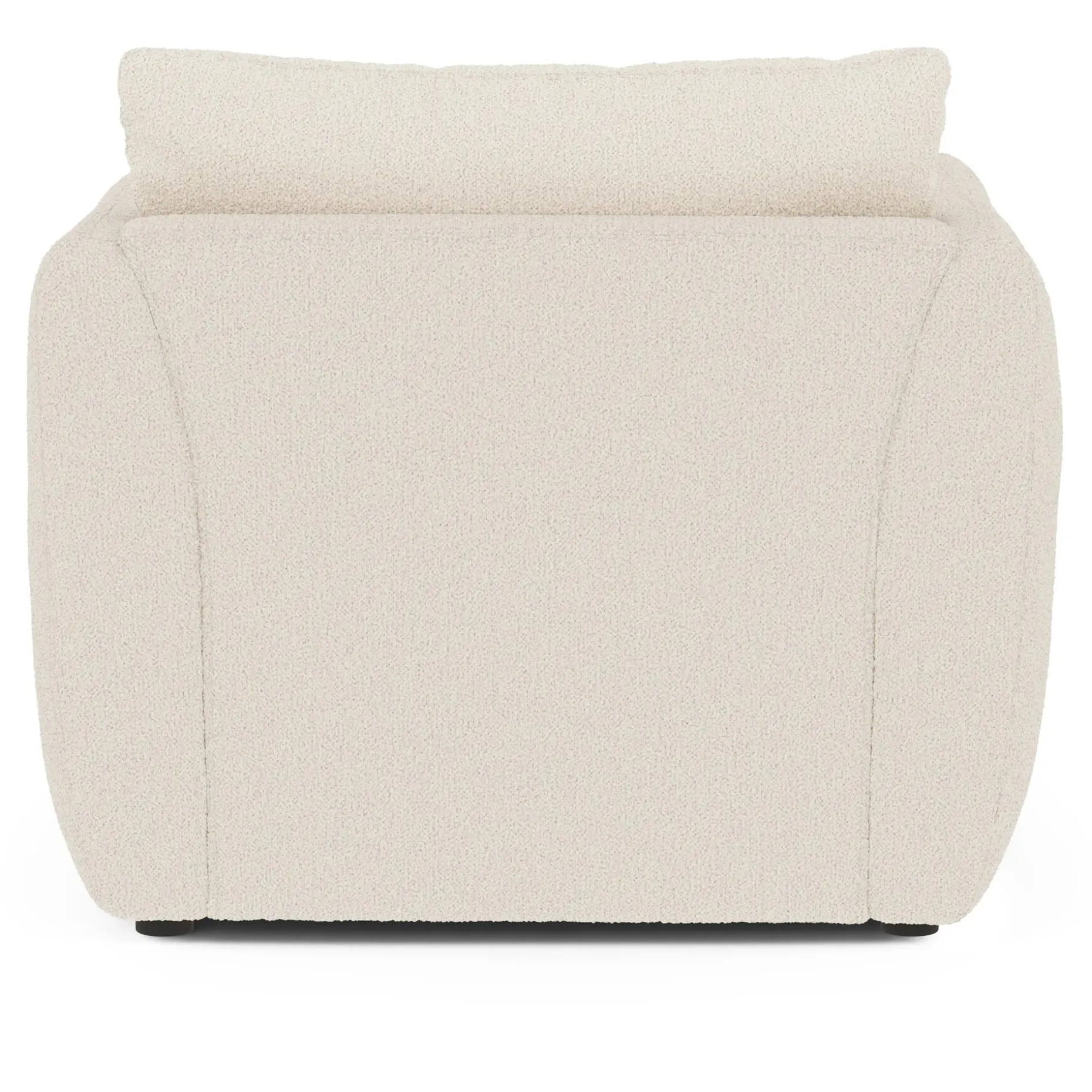 Leigh 42" Lounge Chair - Ivory Wool Bouclé