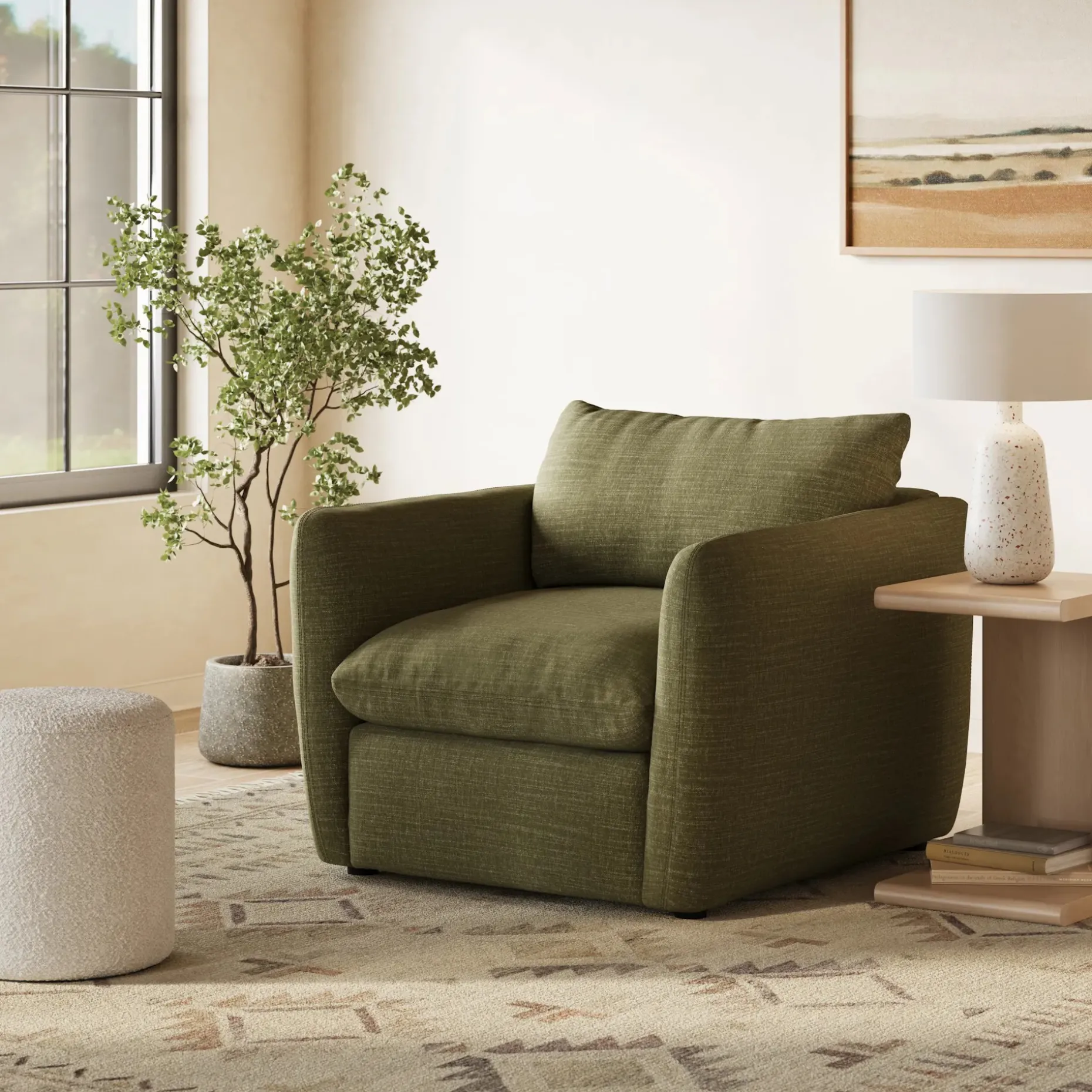 Leigh 42" Lounge Chair - Napa Moss