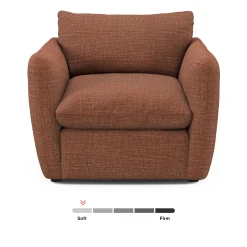 Leigh 42" Lounge Chair - Napa Rust