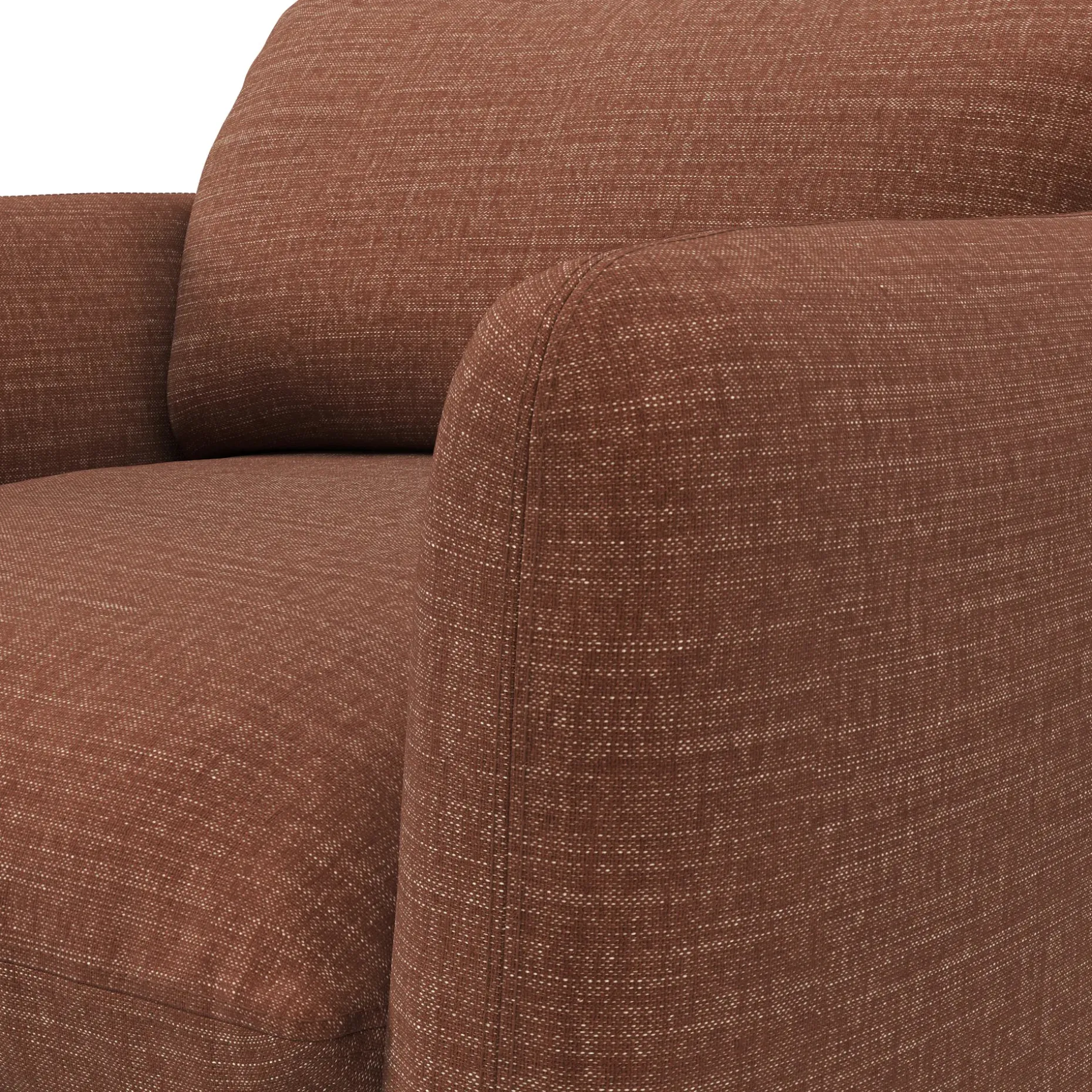 Leigh 42" Lounge Chair - Napa Rust