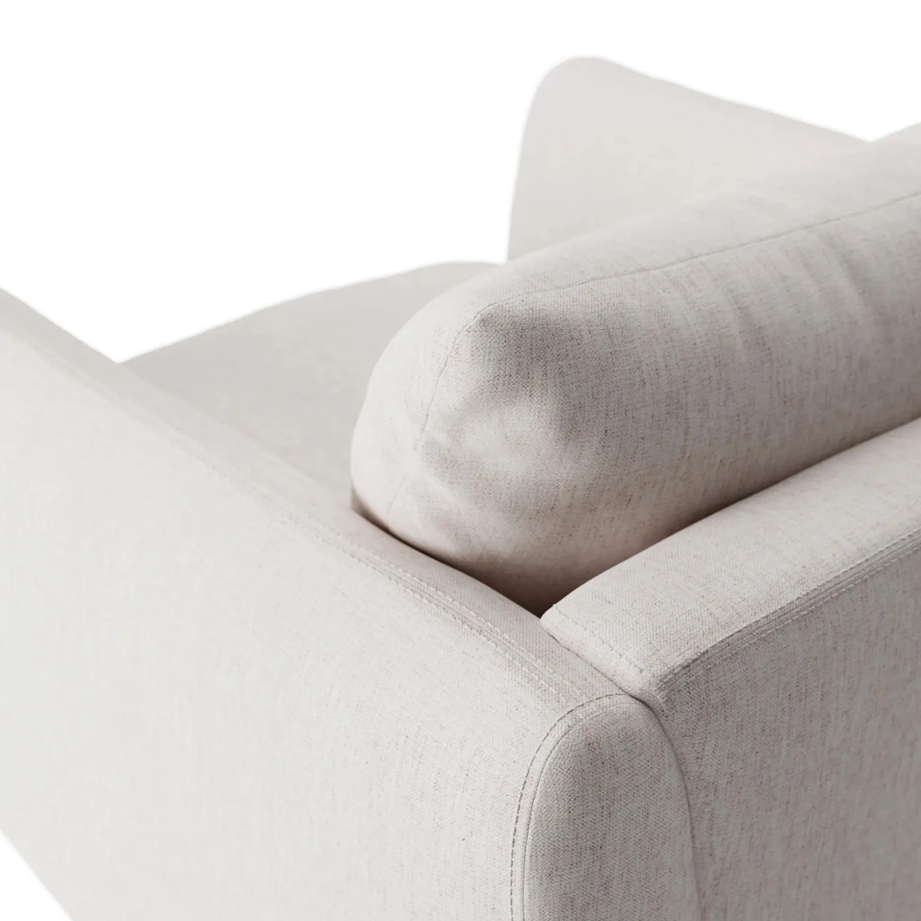 Leigh 42" Lounge Chair - Napa White