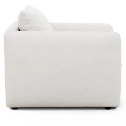 Leigh 42" Lounge Chair - Silver Ivory
