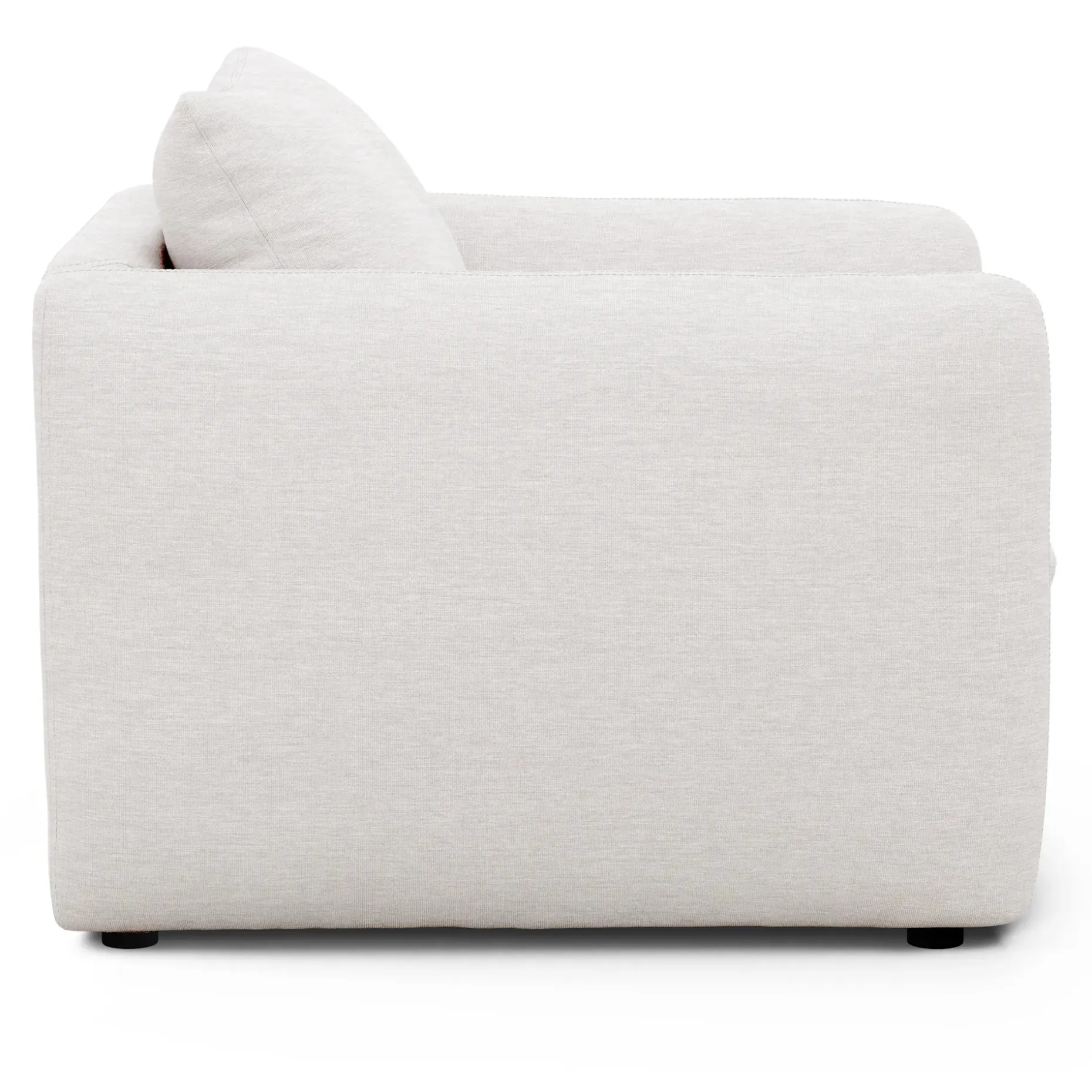 Leigh 42" Lounge Chair - Silver Ivory