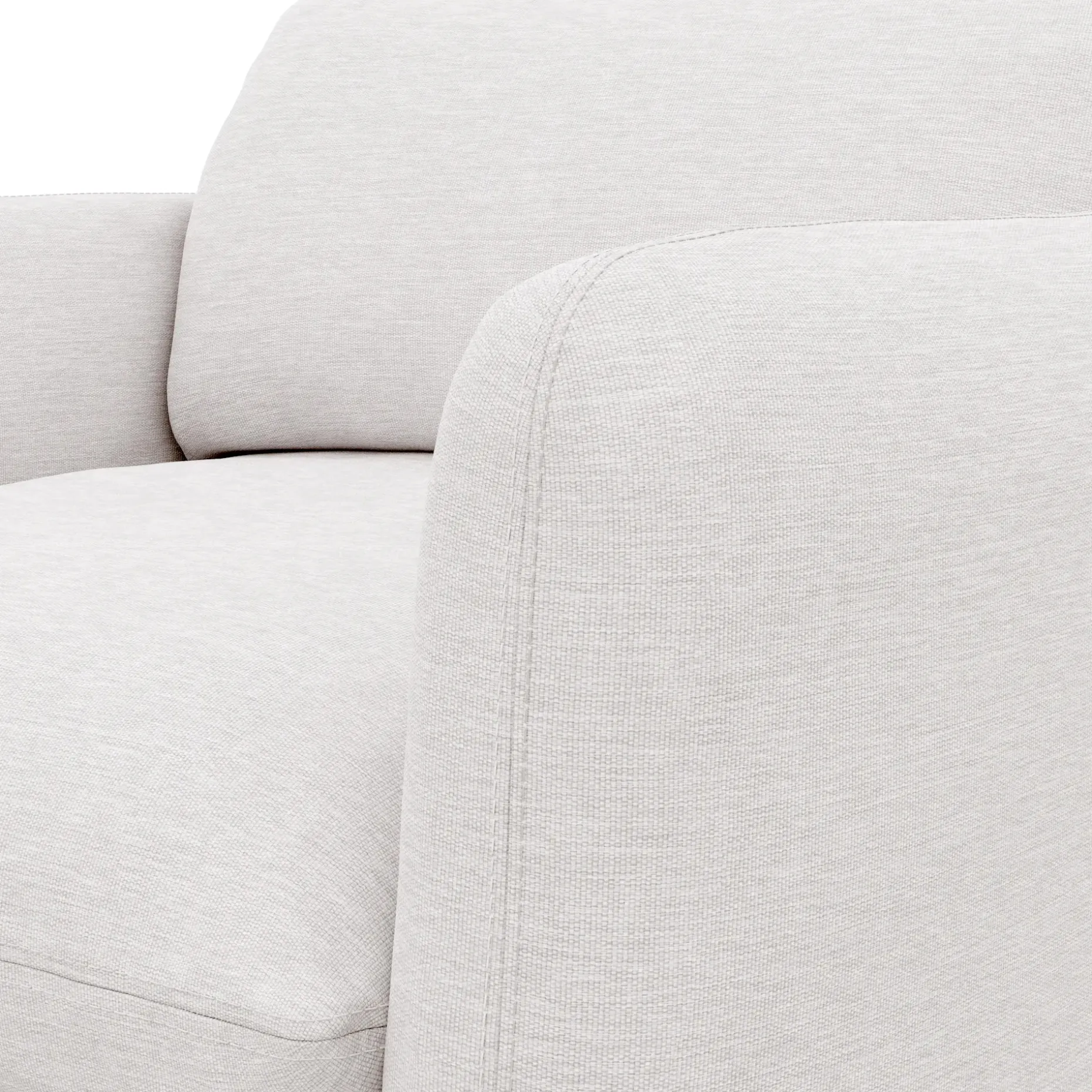Leigh 42" Lounge Chair - Silver Ivory