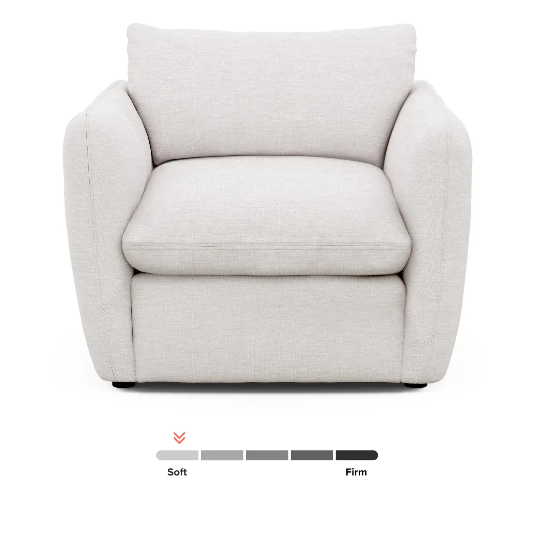 Leigh 42" Lounge Chair - Silver Ivory