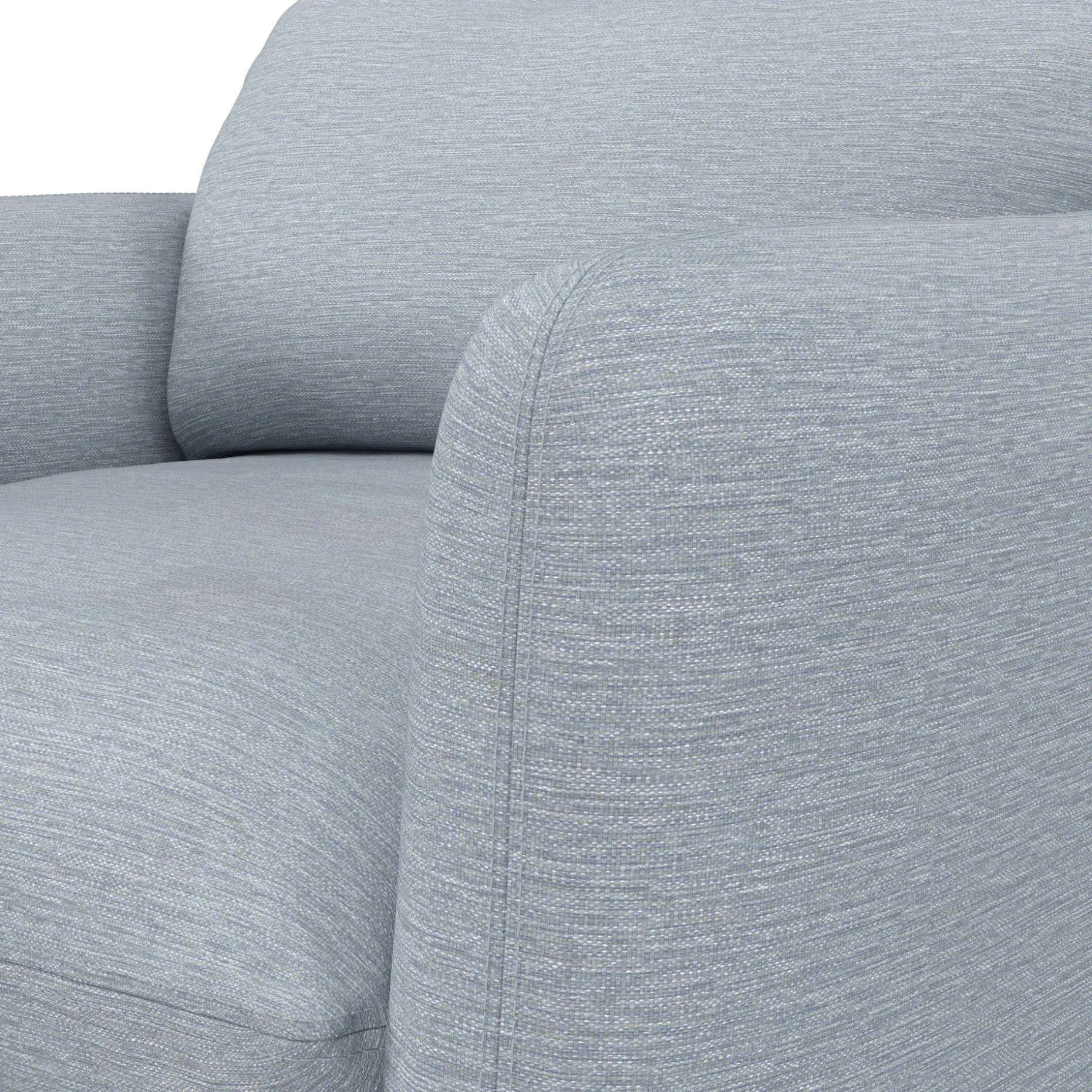 Leigh 42" Lounge Chair - Silver Light Blue