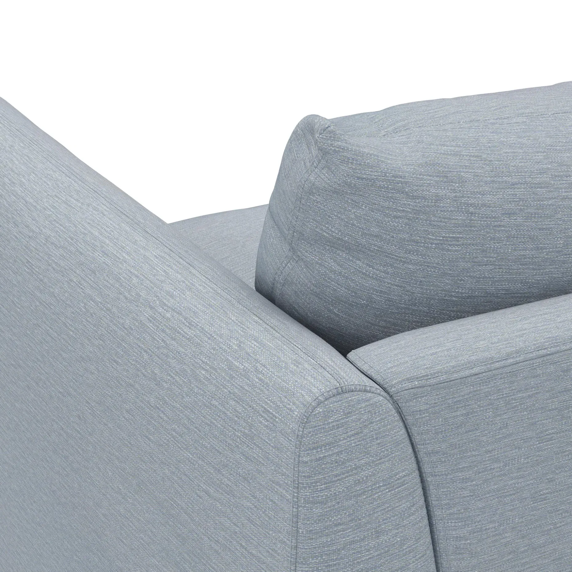 Leigh 42" Lounge Chair - Silver Light Blue