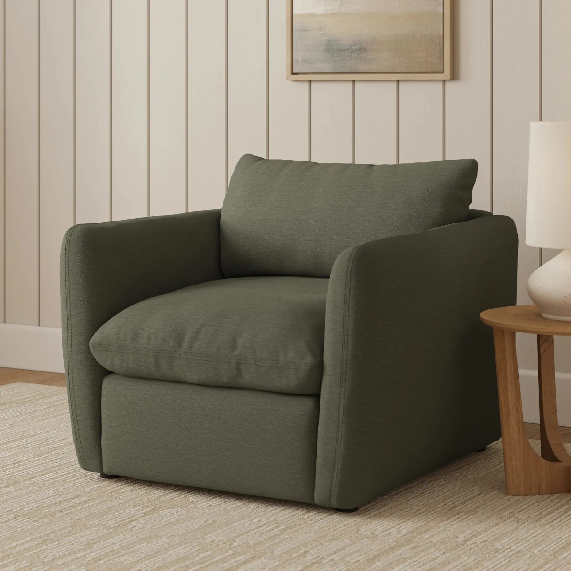 Leigh 42" Lounge Chair - Silver Moss