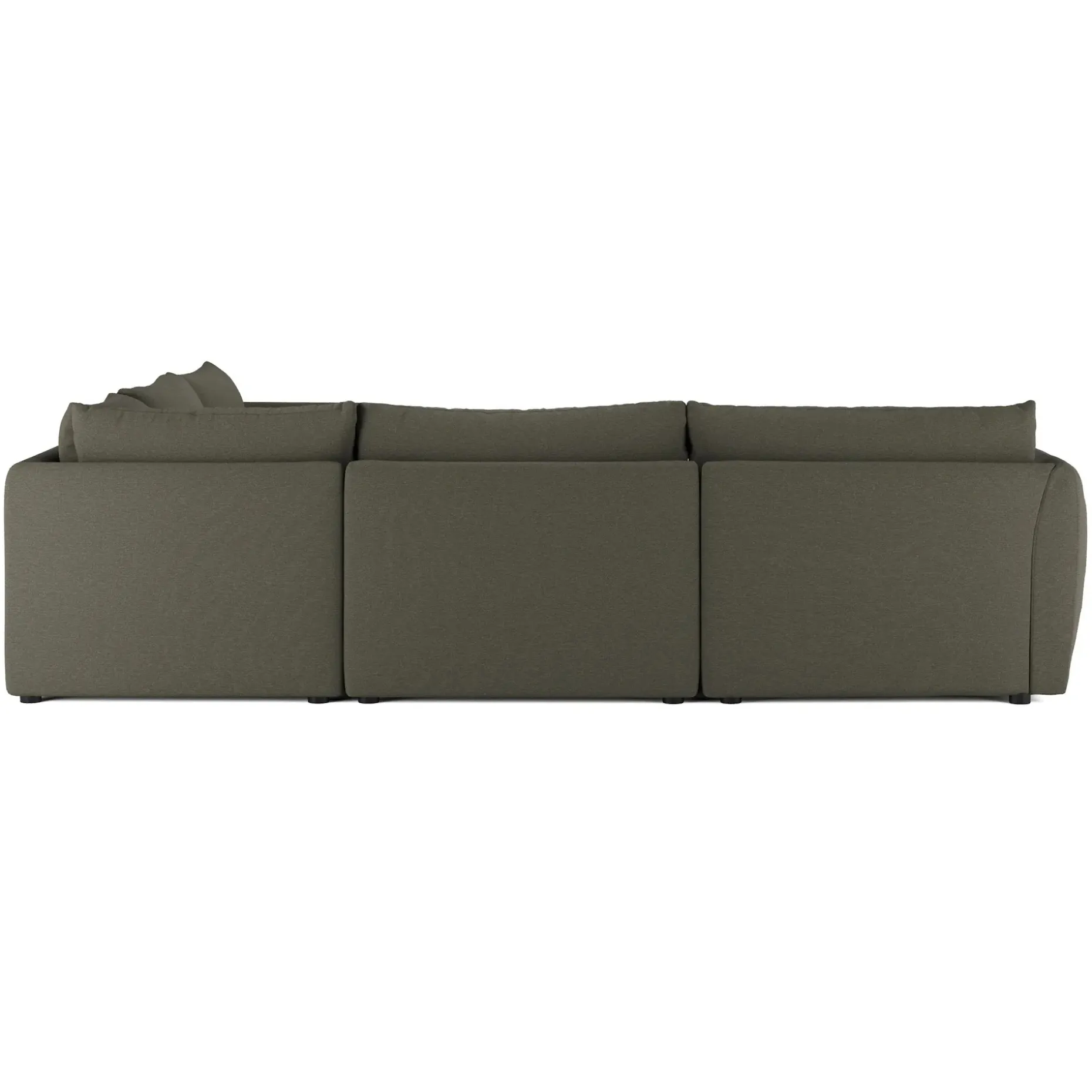 Leigh 126" Modular Corner Sectional - Silver Moss