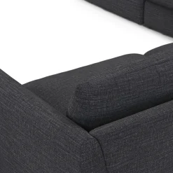 Leigh 126" Modular Corner Sectional - Napa Charcoal