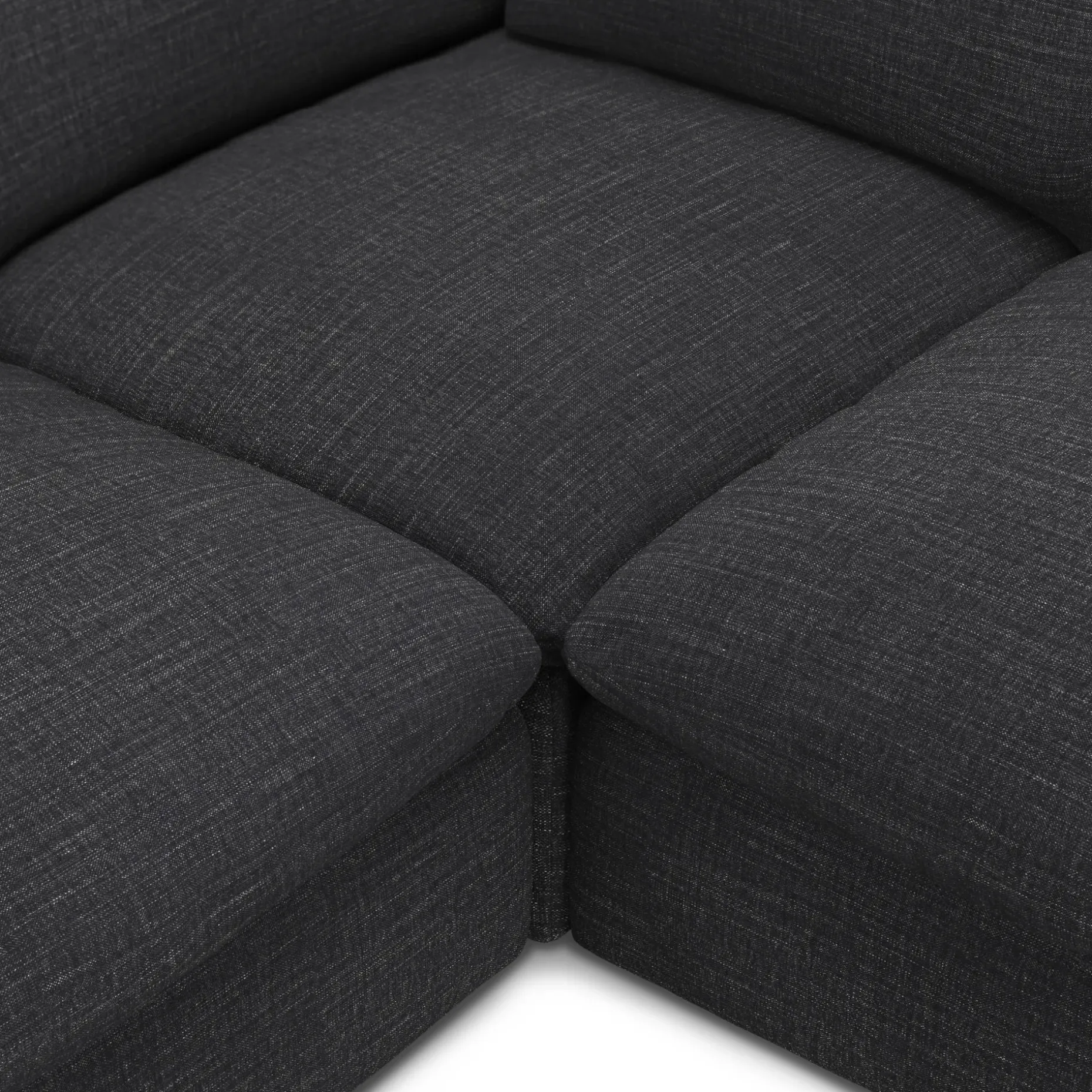 Leigh 126" Modular Corner Sectional - Napa Charcoal
