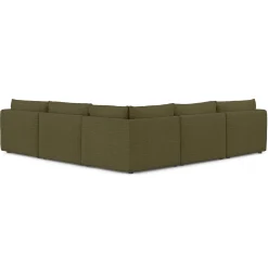 Leigh 126" Modular Corner Sectional - Napa Moss