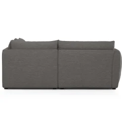 Leigh 87" Modular Corner Sectional - Silver Gray