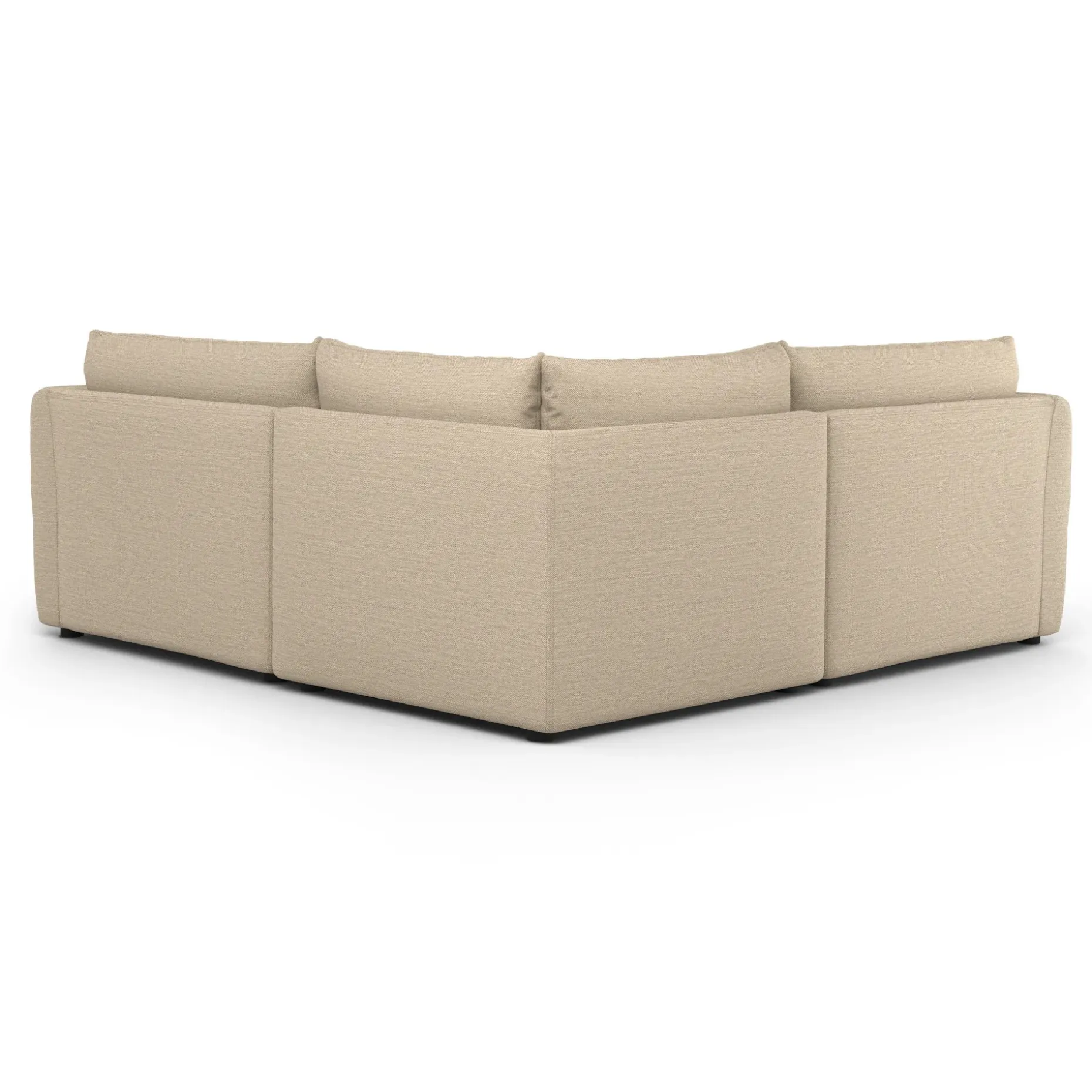 Leigh 87" Modular Corner Sectional - Silver Taupe