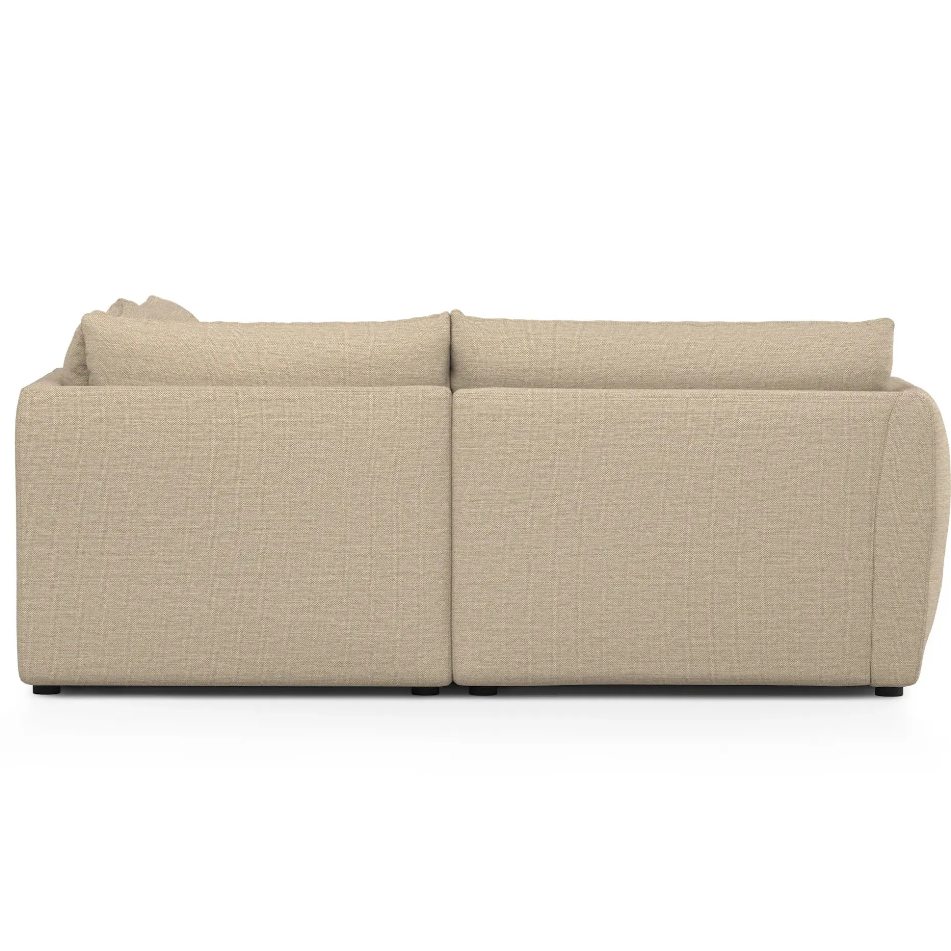 Leigh 87" Modular Corner Sectional - Silver Taupe