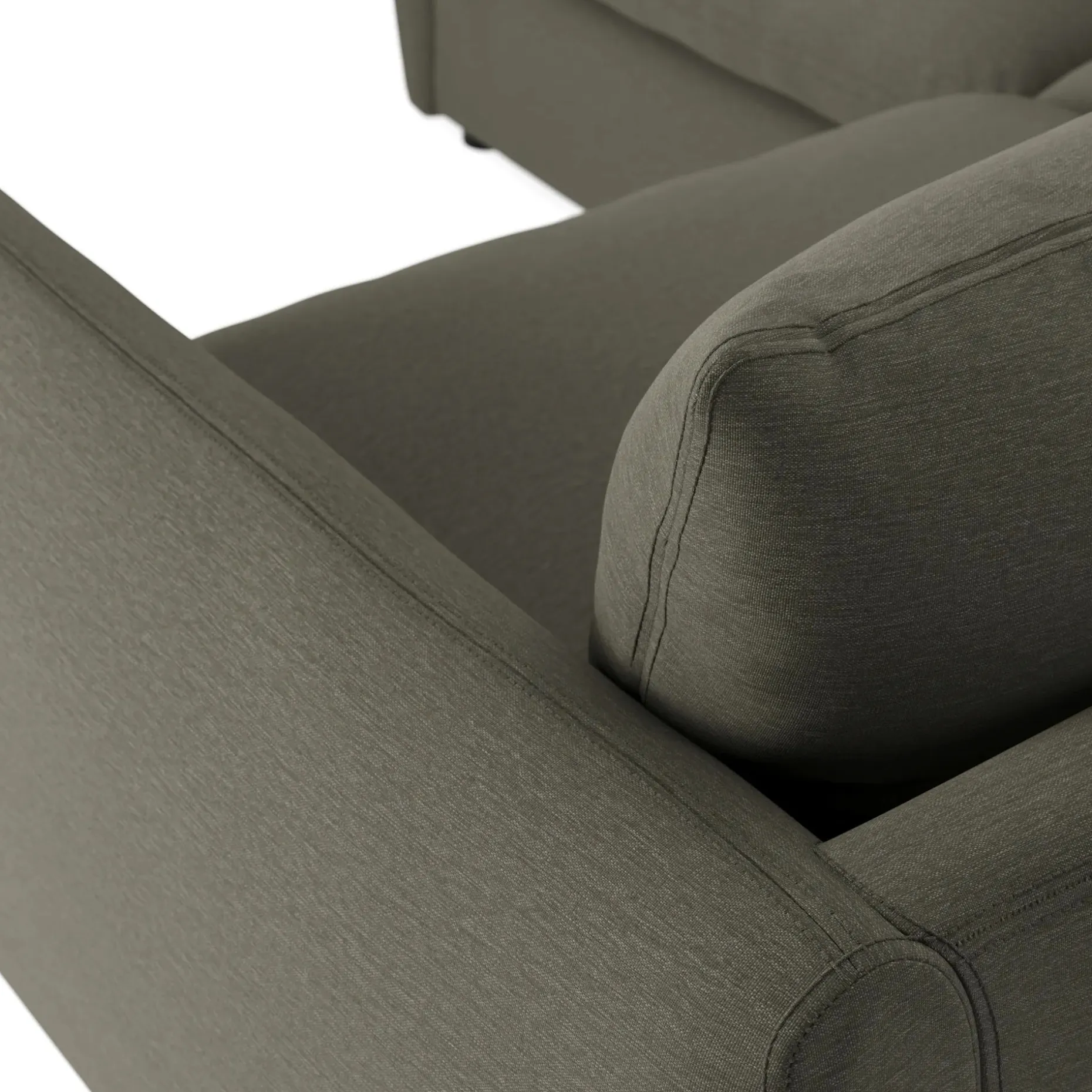 Leigh 87" Modular Corner Sectional - Silver Moss