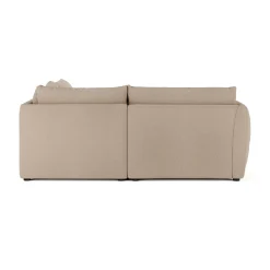 Leigh 87" Modular Corner Sectional - Sandstone Wool Bouclé