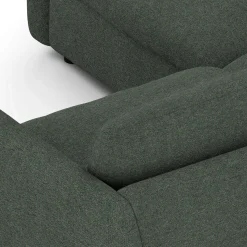 Leigh 87" Modular Corner Sectional - Green Wool Bouclé