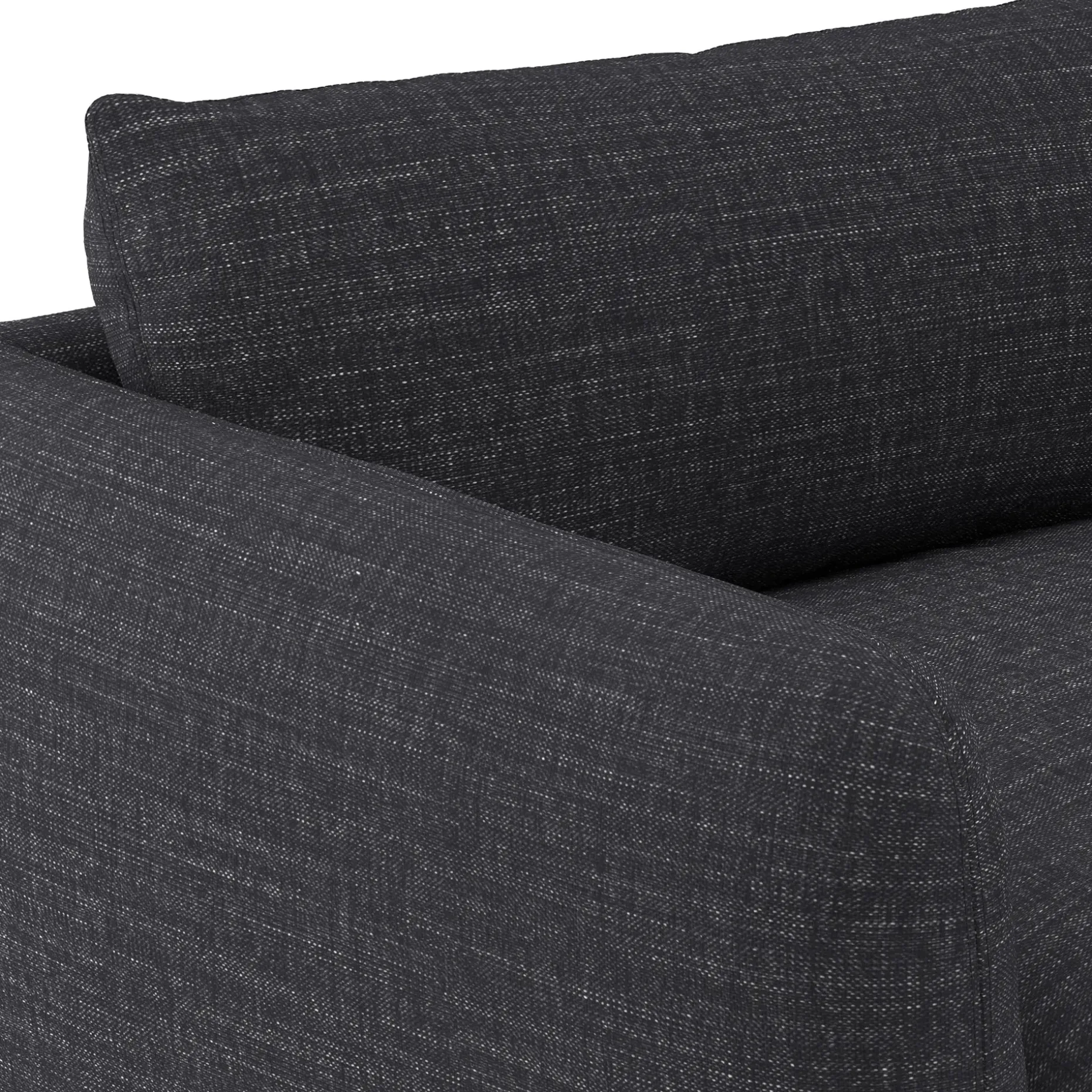 Leigh 87" Modular Corner Sectional - Napa Charcoal