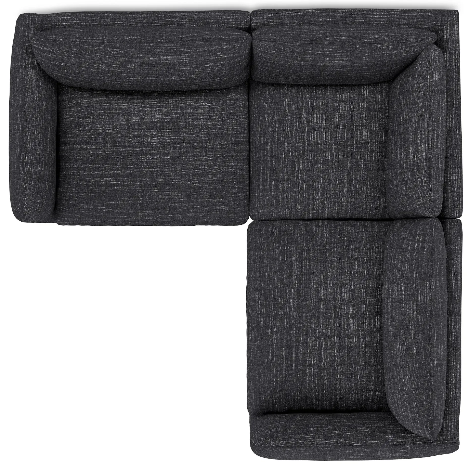 Leigh 87" Modular Corner Sectional - Napa Charcoal