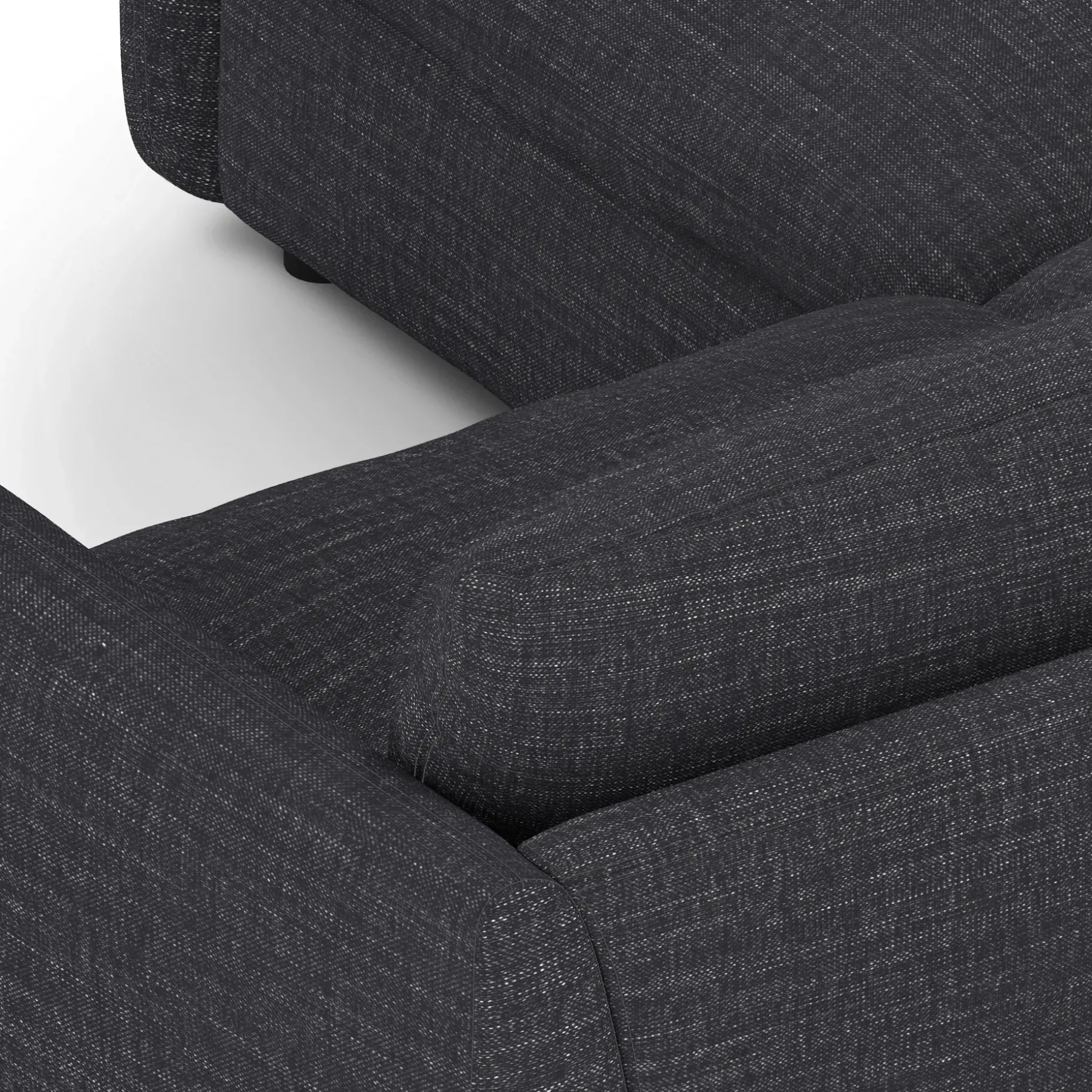 Leigh 87" Modular Corner Sectional - Napa Charcoal