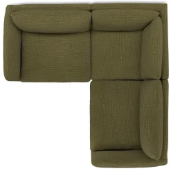 Leigh 87" Modular Corner Sectional - Napa Moss