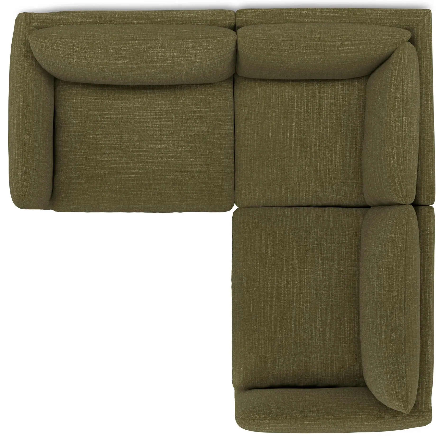 Leigh 87" Modular Corner Sectional - Napa Moss