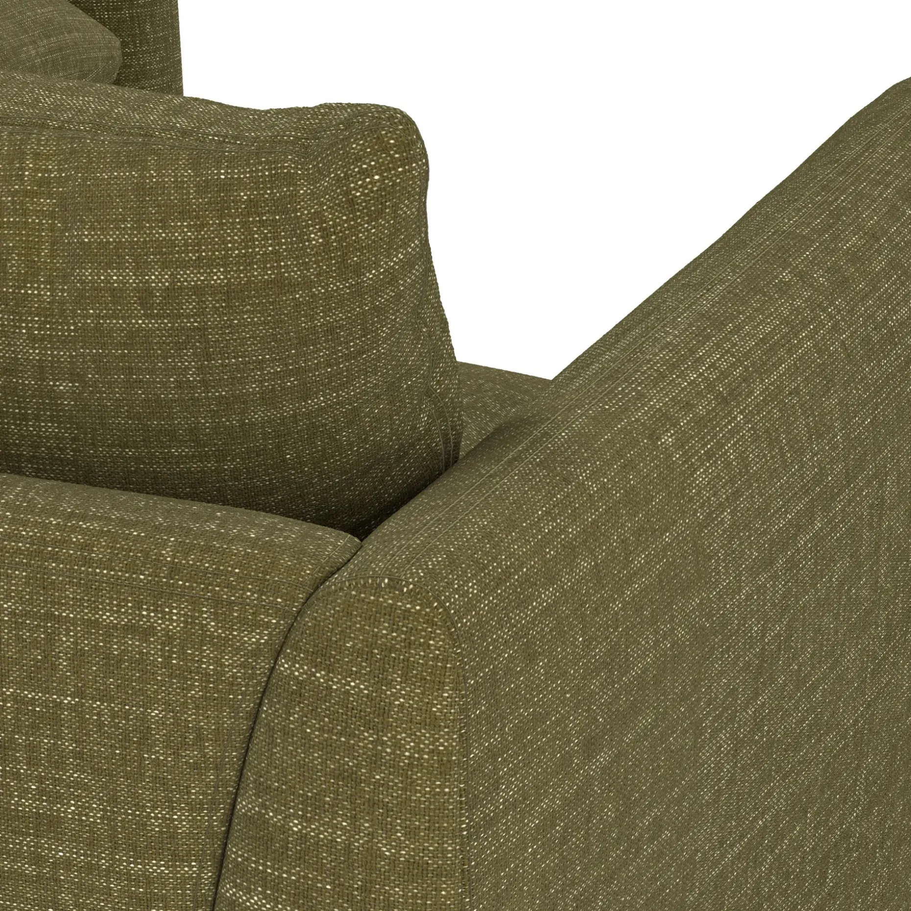 Leigh 87" Modular Corner Sectional - Napa Moss