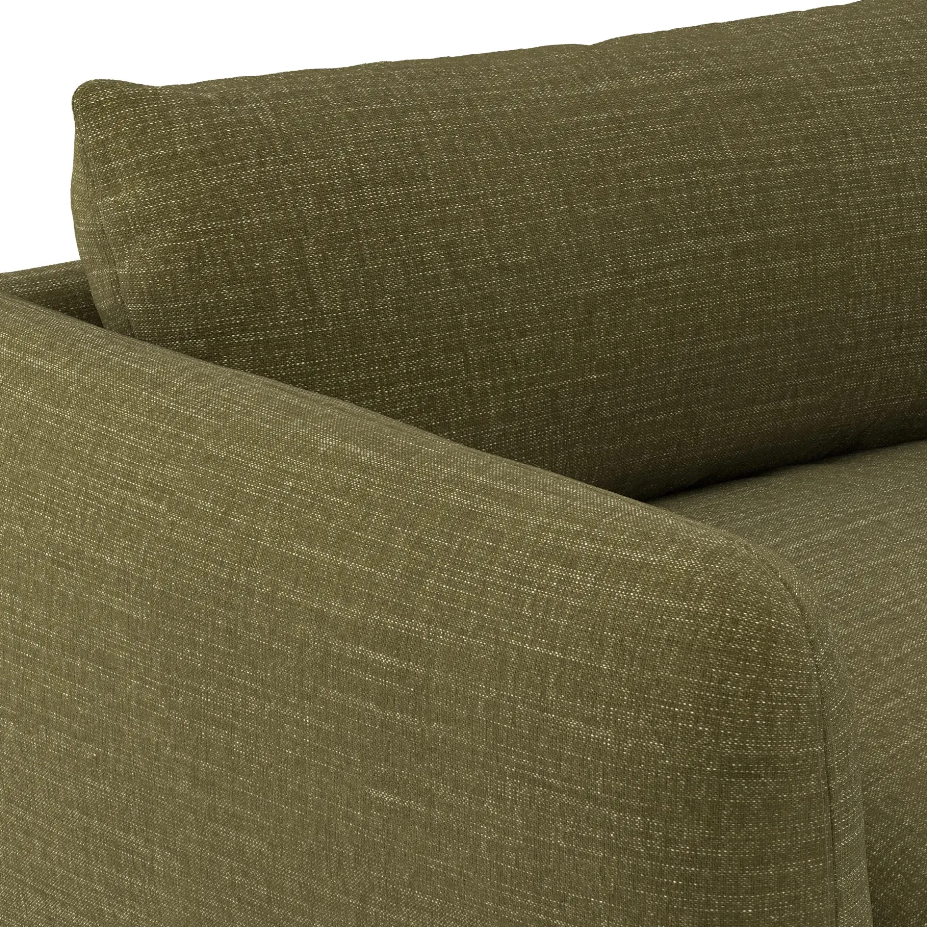 Leigh 87" Modular Corner Sectional - Napa Moss