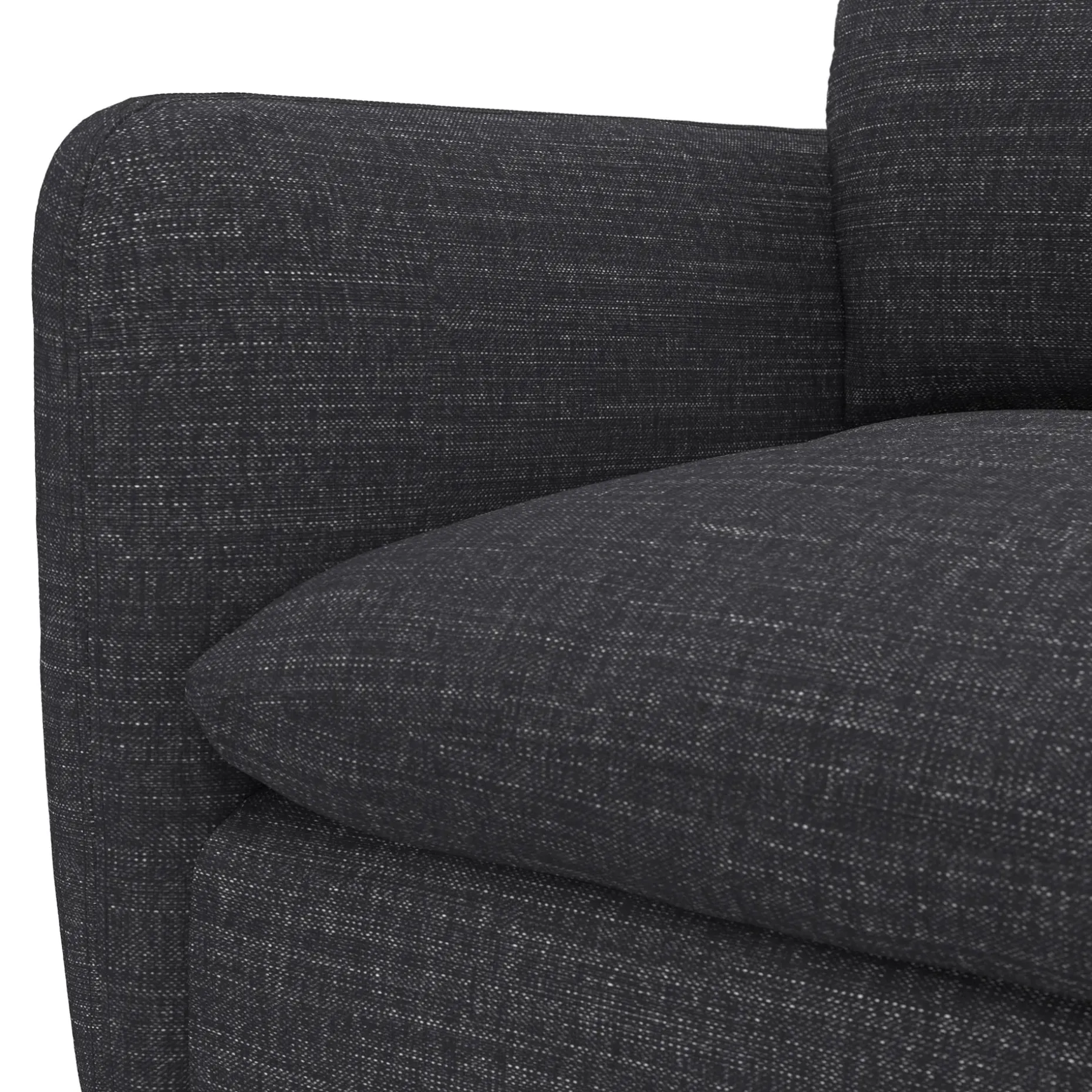 Leigh 126" Modular L Sectional - Napa Charcoal