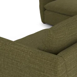 Leigh 126" Modular L Sectional - Napa Moss