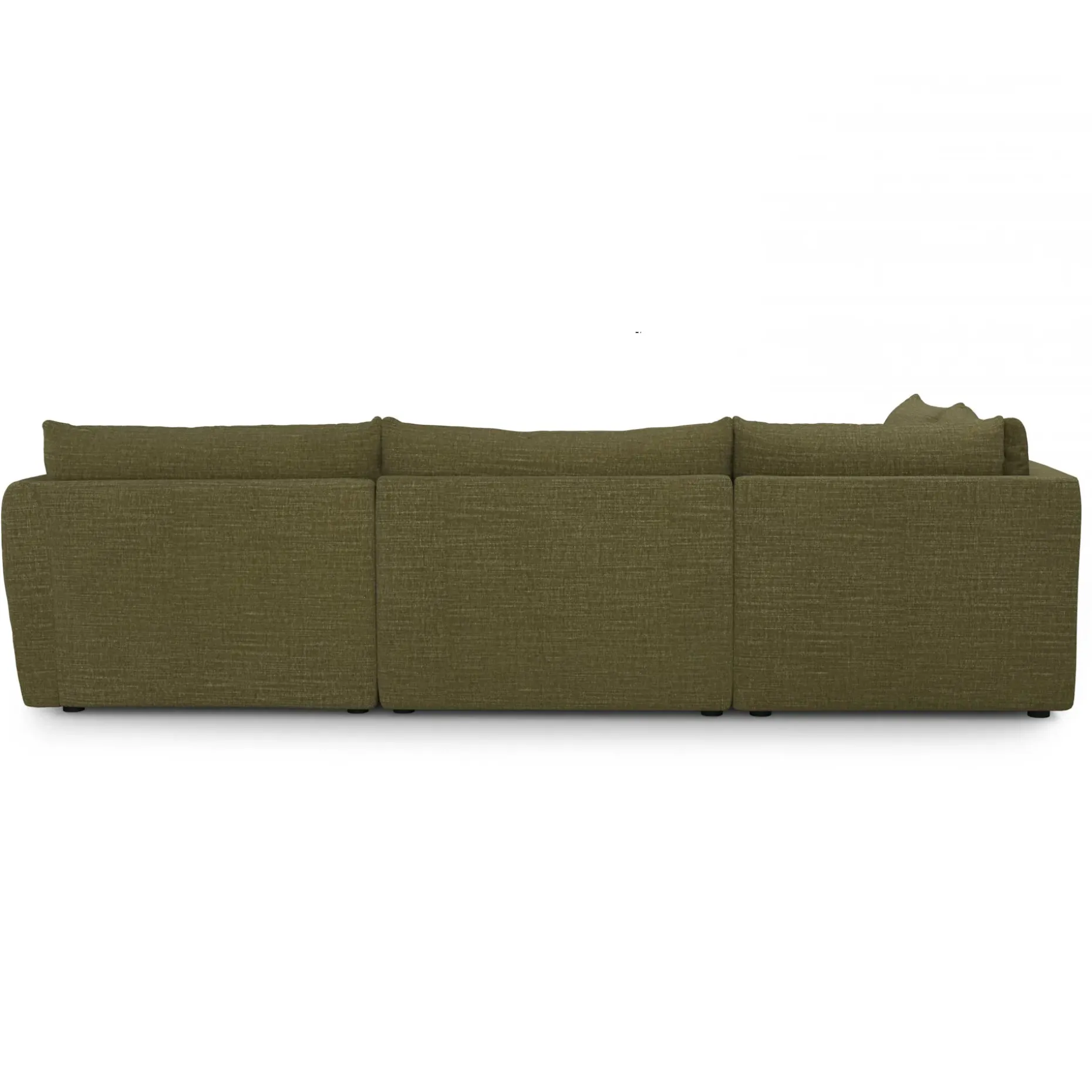 Leigh 126" Modular L Sectional - Napa Moss