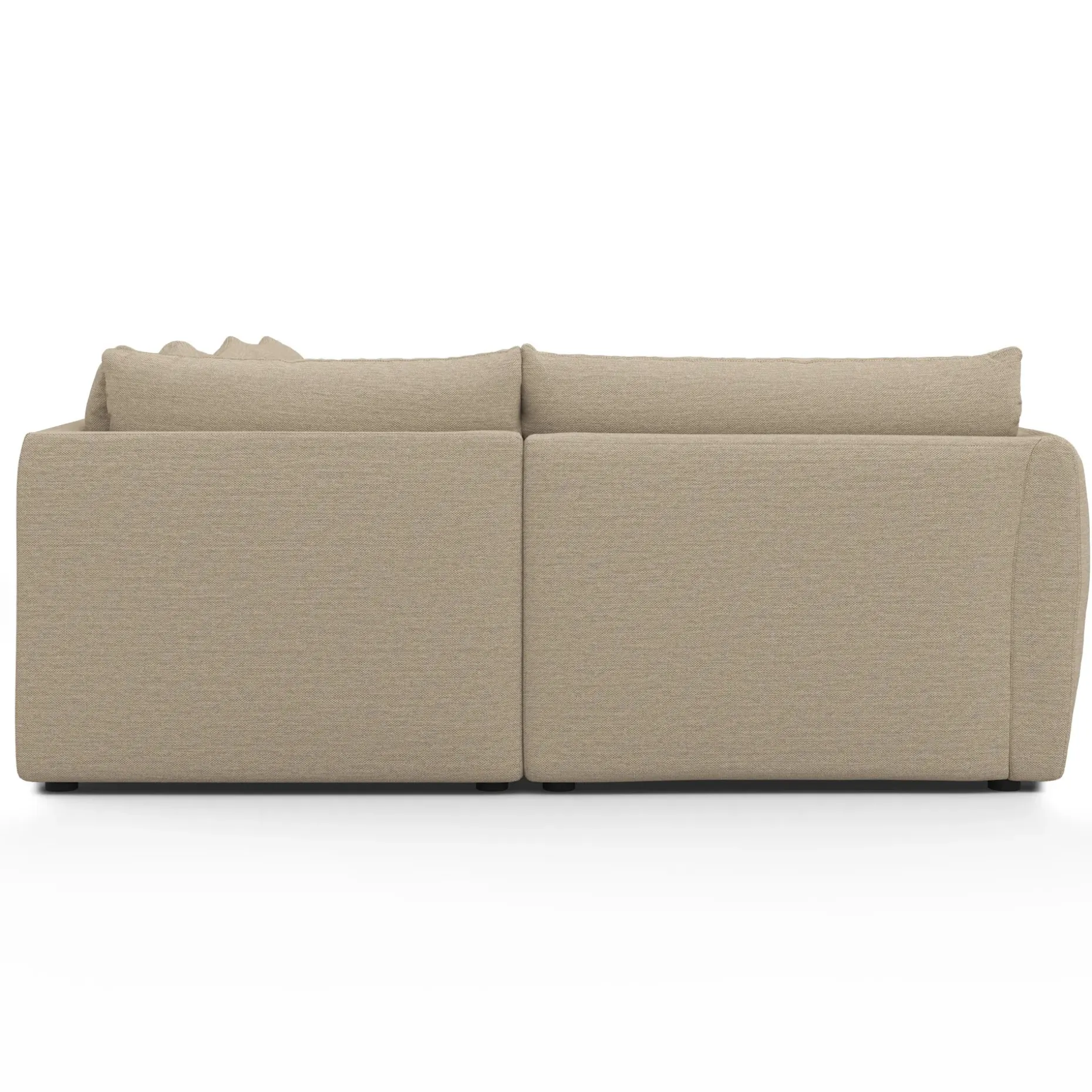 Leigh 126" Modular L Sectional - Silver Taupe