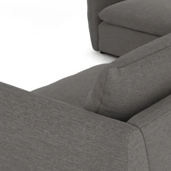 Leigh 126" Modular L Sectional - Silver Gray