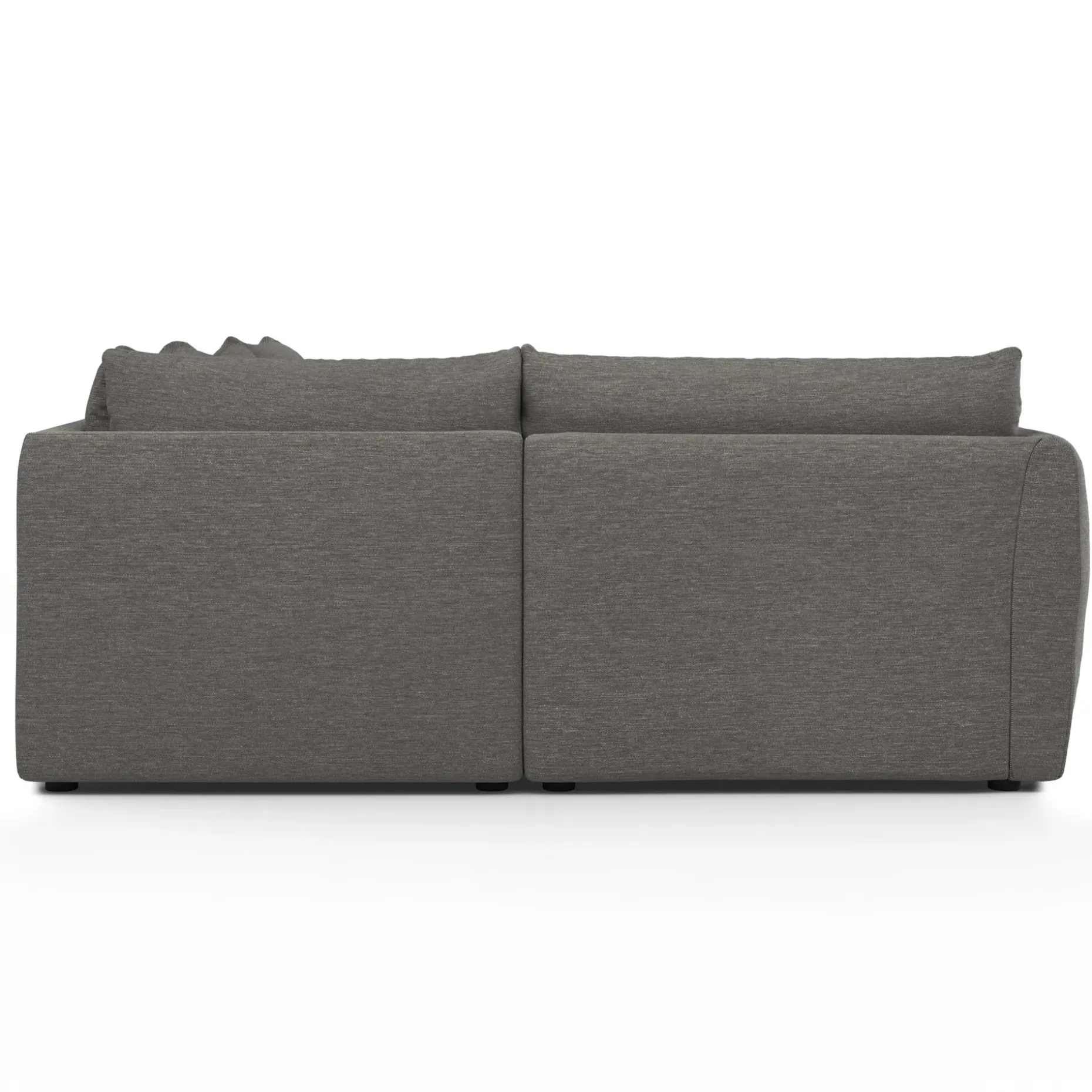 Leigh 126" Modular L Sectional - Silver Gray