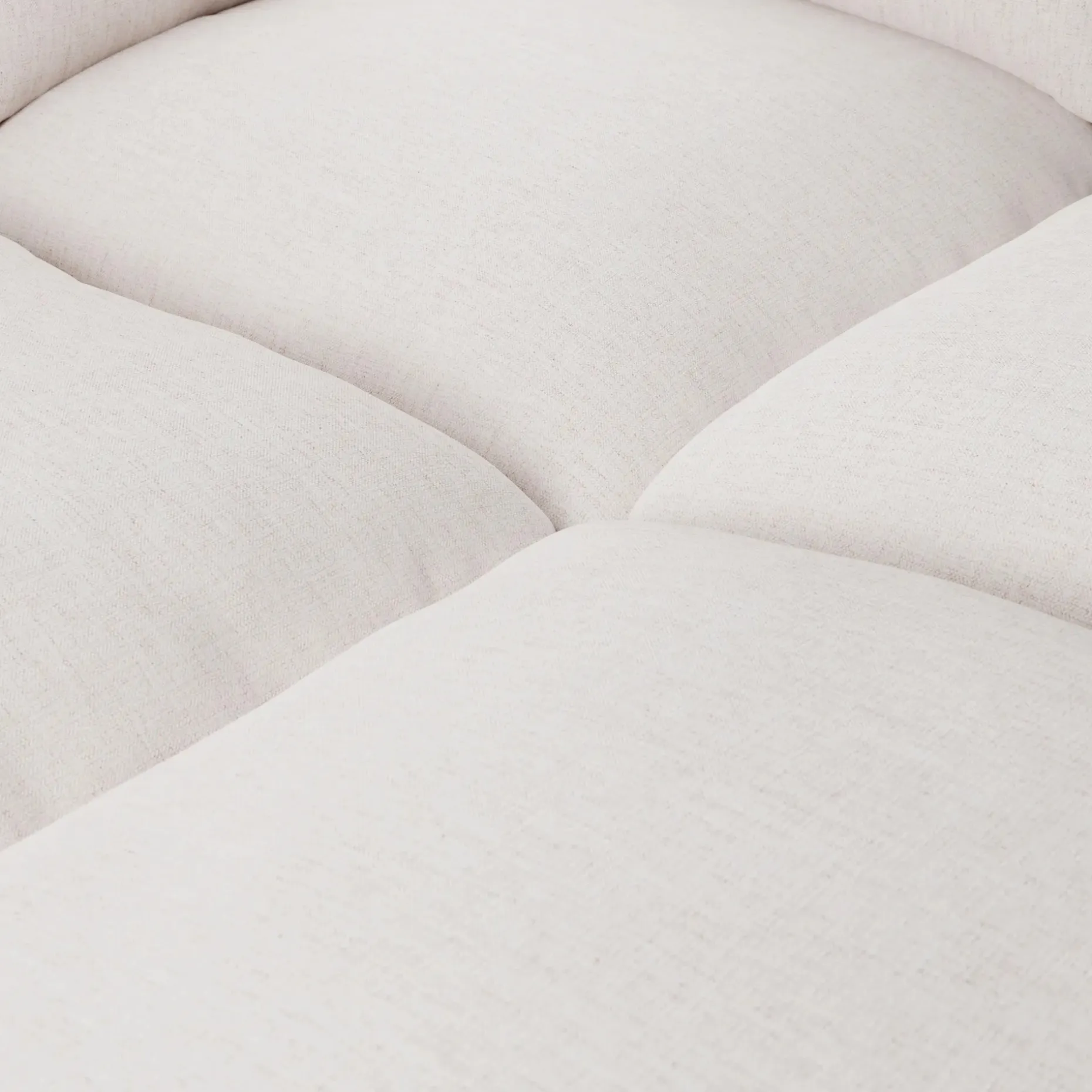 Leigh 121.5" Modular Open Pit Sectional - Napa White