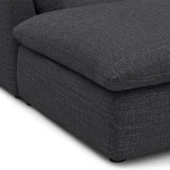 Leigh 121.5" Modular Open Pit Sectional - Napa Charcoal