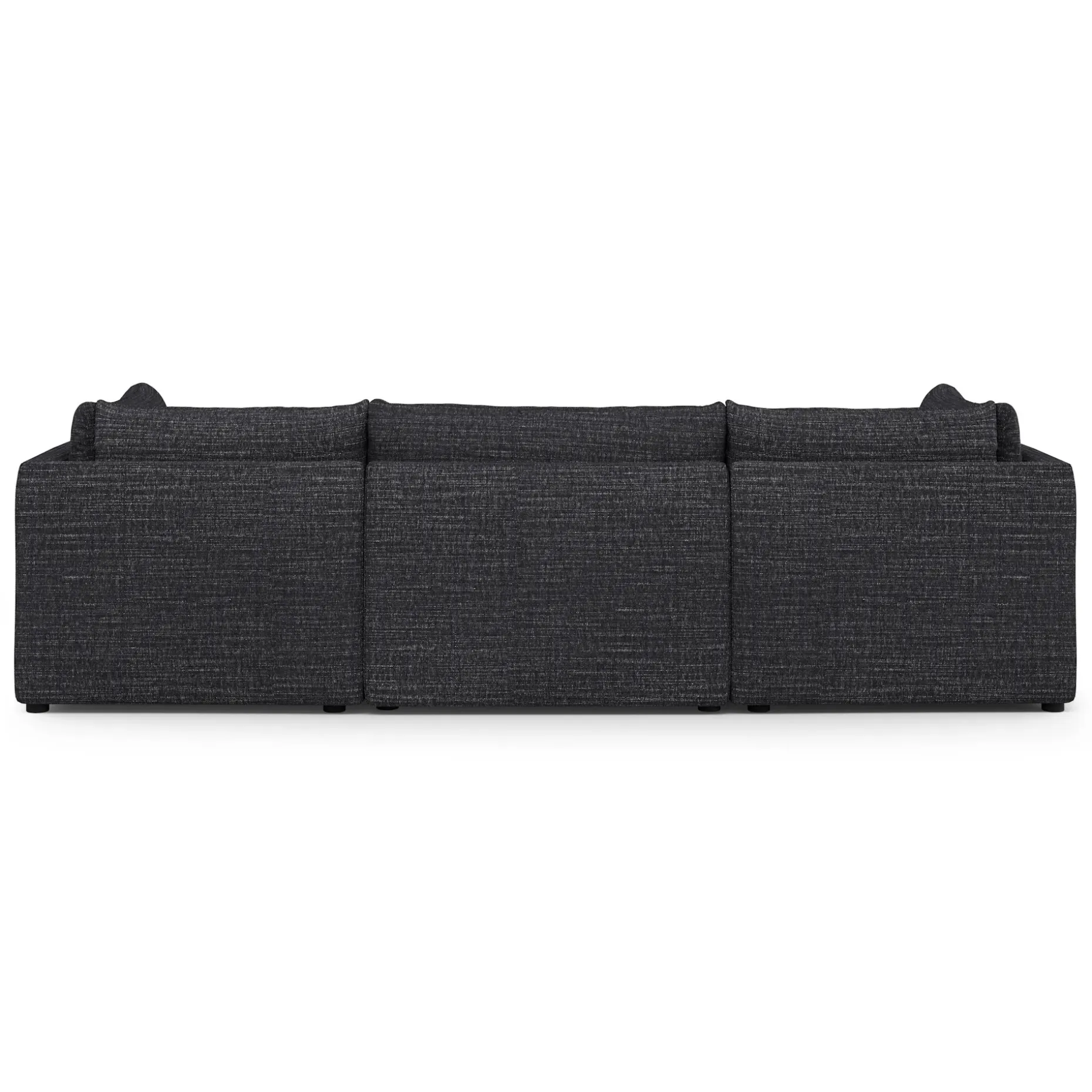 Leigh 121.5" Modular Open Pit Sectional - Napa Charcoal
