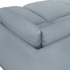 Leigh 121.5" Modular Open Pit Sectional - Silver Light Blue