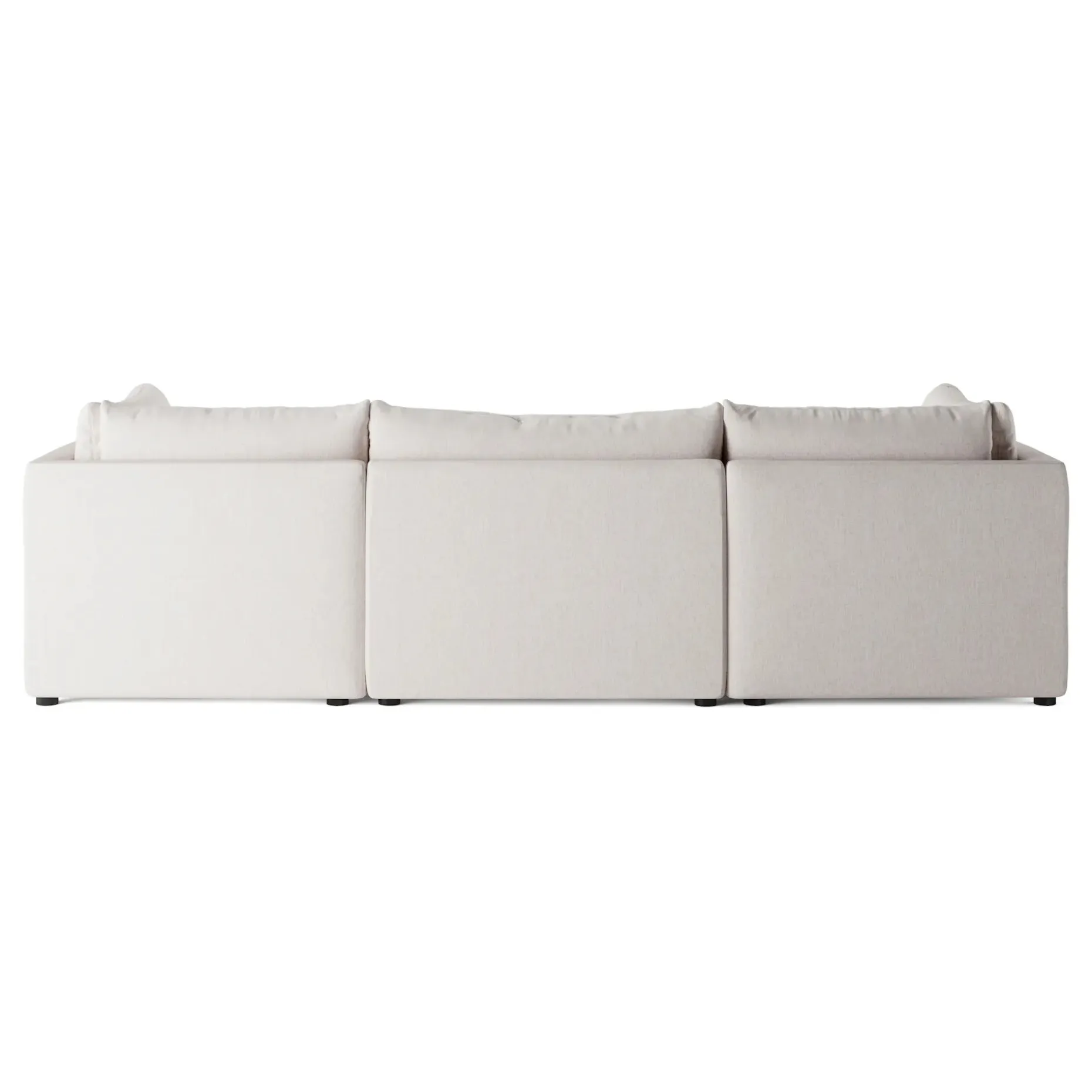 Leigh 121.5" Modular 3-Seater U-Shaped Sectional - Napa White
