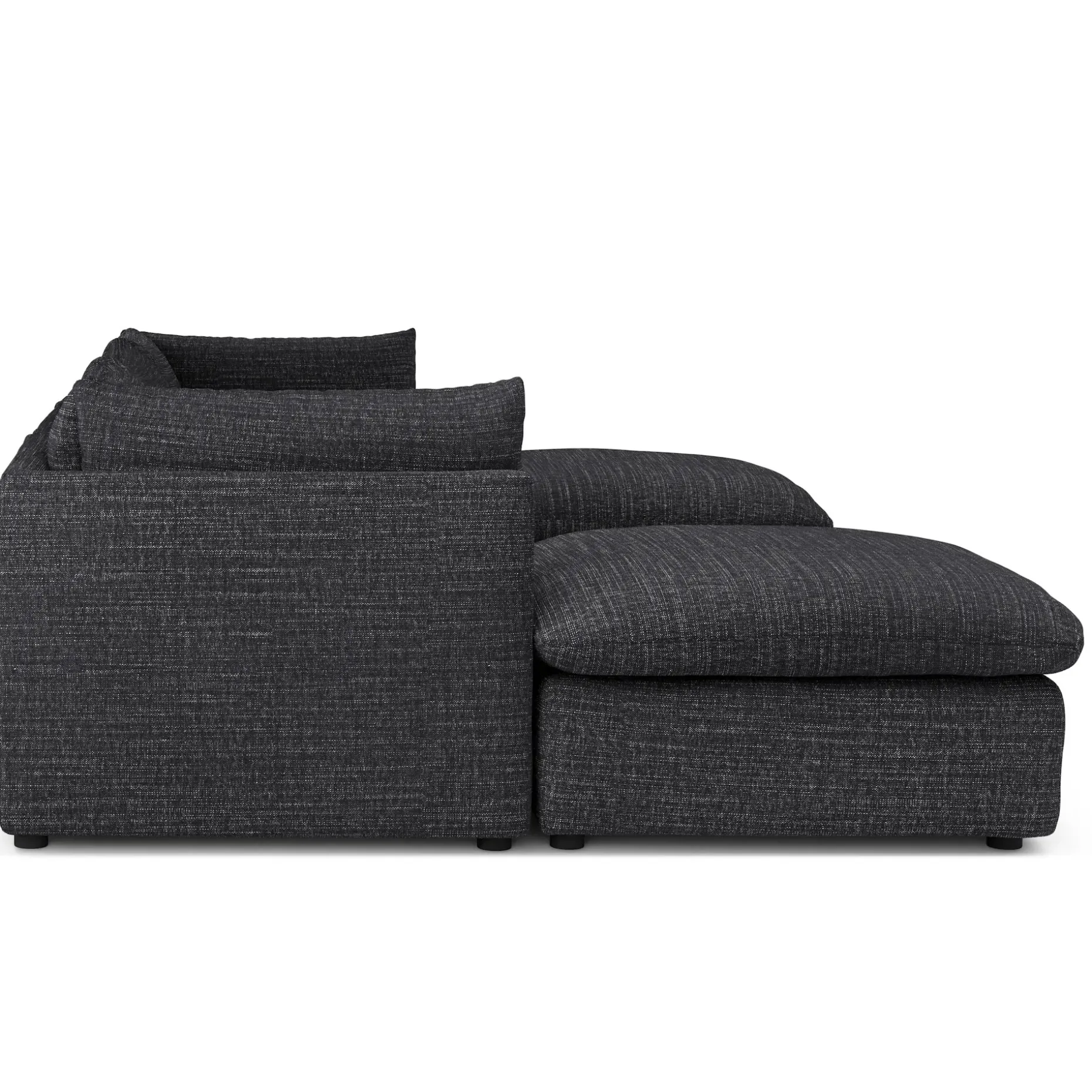 Leigh 121.5" Modular 3-Seater U-Shaped Sectional - Napa Charcoal