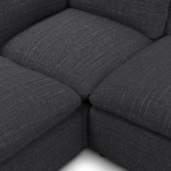 Leigh 121.5" Modular 3-Seater U-Shaped Sectional - Napa Charcoal