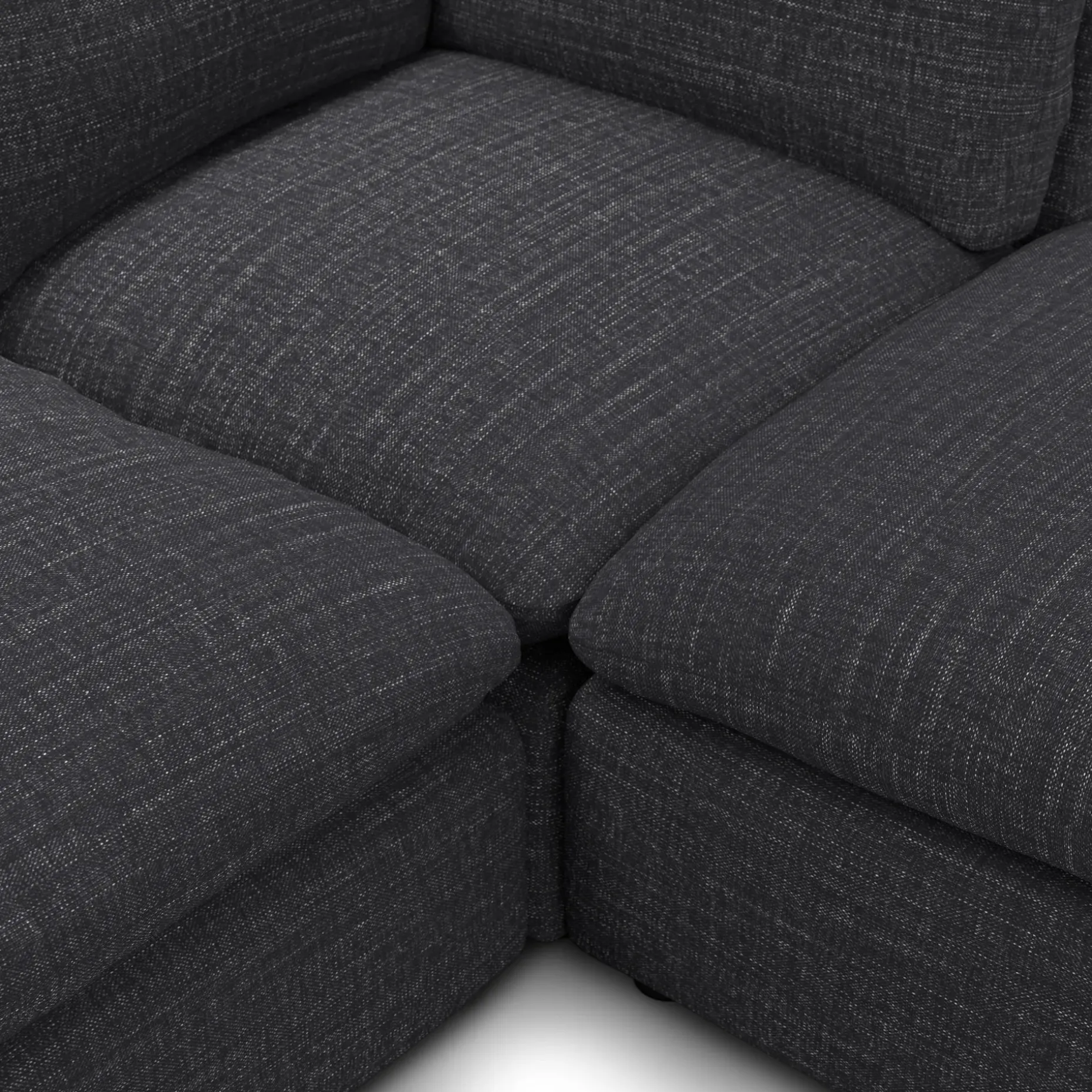 Leigh 121.5" Modular 3-Seater U-Shaped Sectional - Napa Charcoal