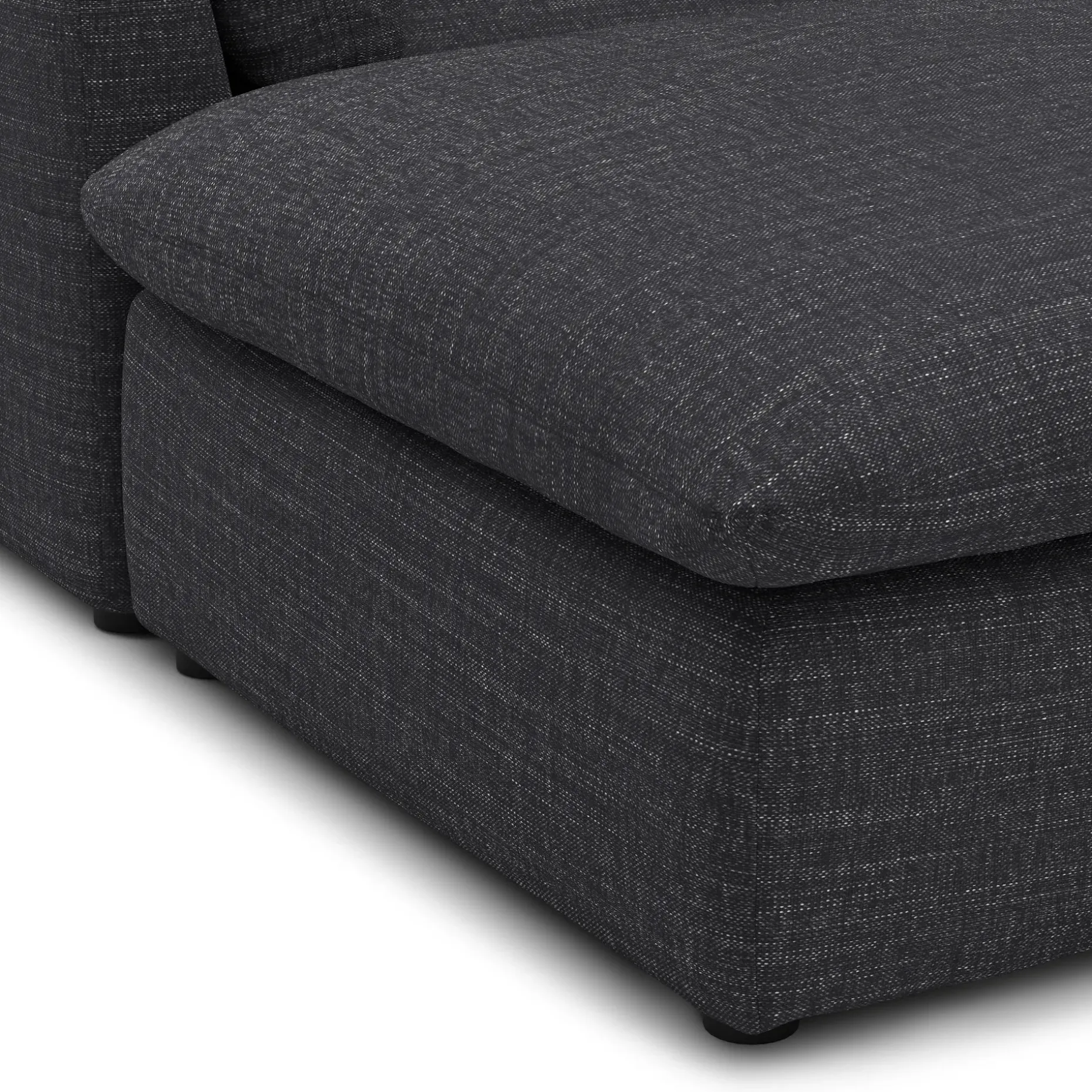 Leigh 121.5" Modular 3-Seater U-Shaped Sectional - Napa Charcoal