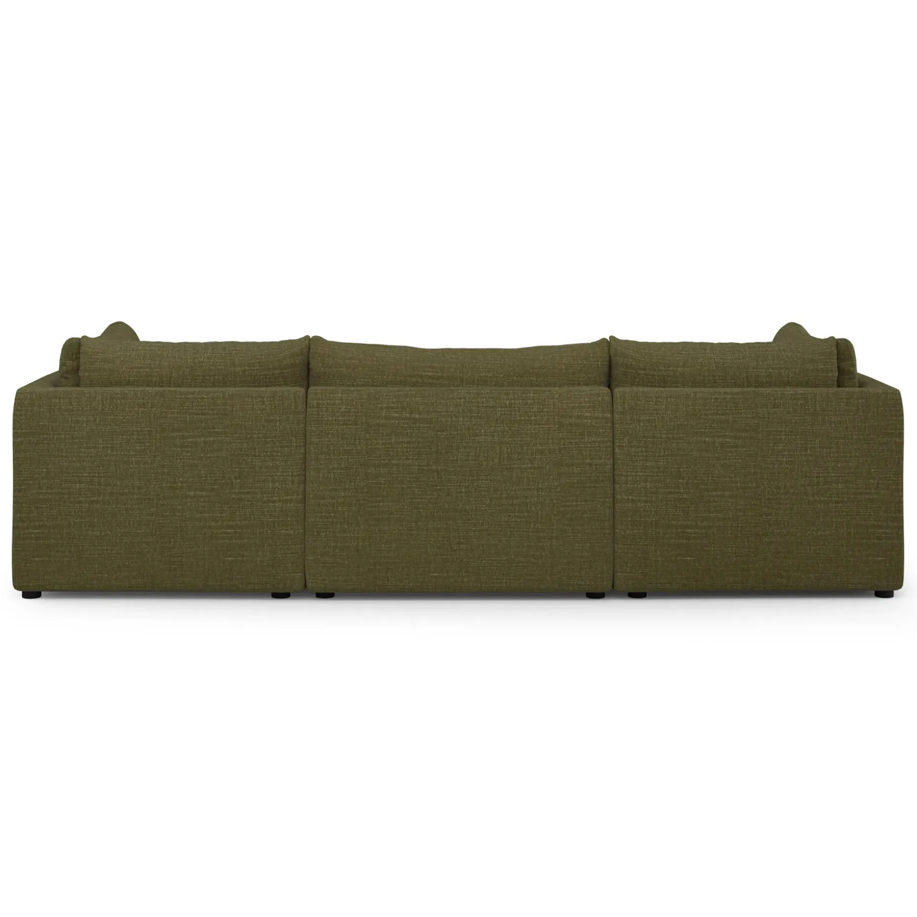Leigh 121.5" Modular 3-Seater U-Shaped Sectional - Napa Moss