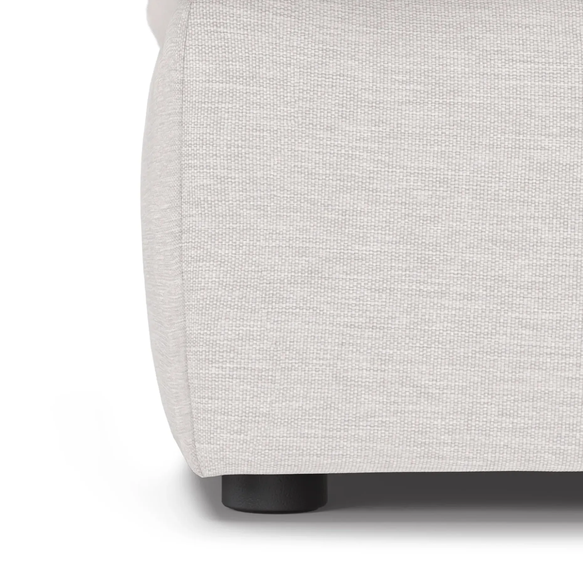 Leigh 121.5" Modular 3-Seater U-Shaped Sectional - Silver Ivory