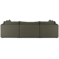 Leigh 121.5" Modular 5-Seater U-Shaped Sectional - Silver Moss