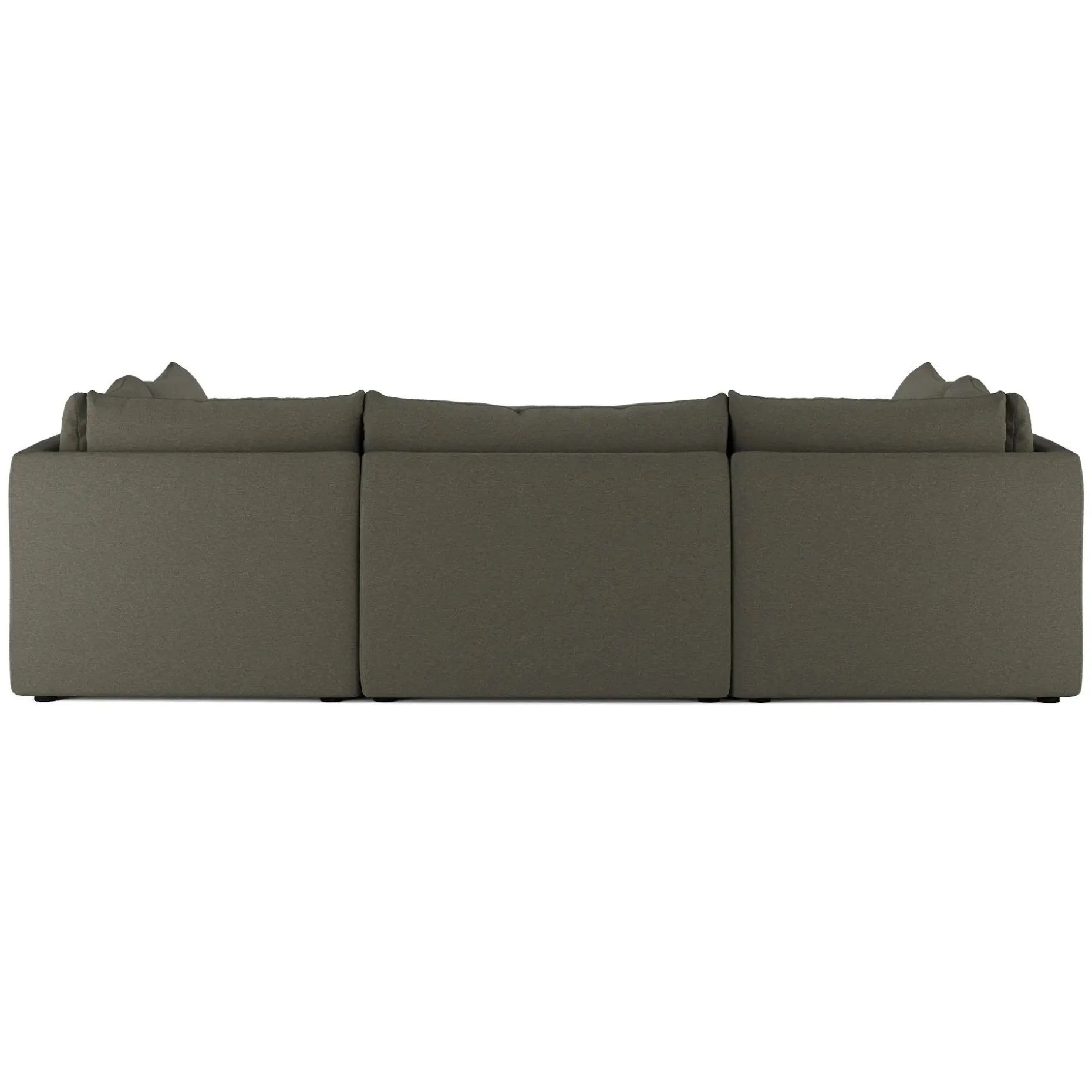 Leigh 121.5" Modular 5-Seater U-Shaped Sectional - Silver Moss