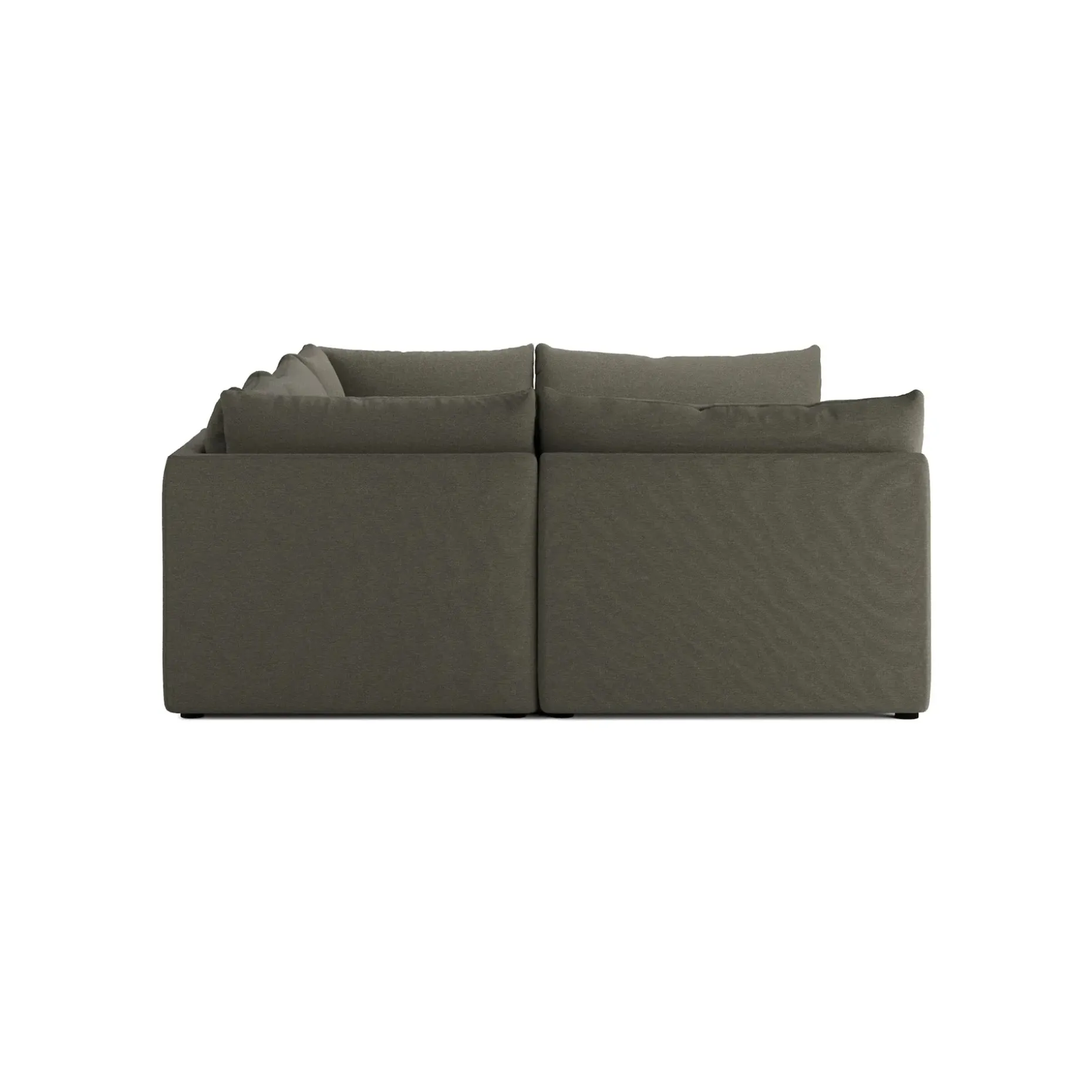 Leigh 121.5" Modular 5-Seater U-Shaped Sectional - Silver Moss